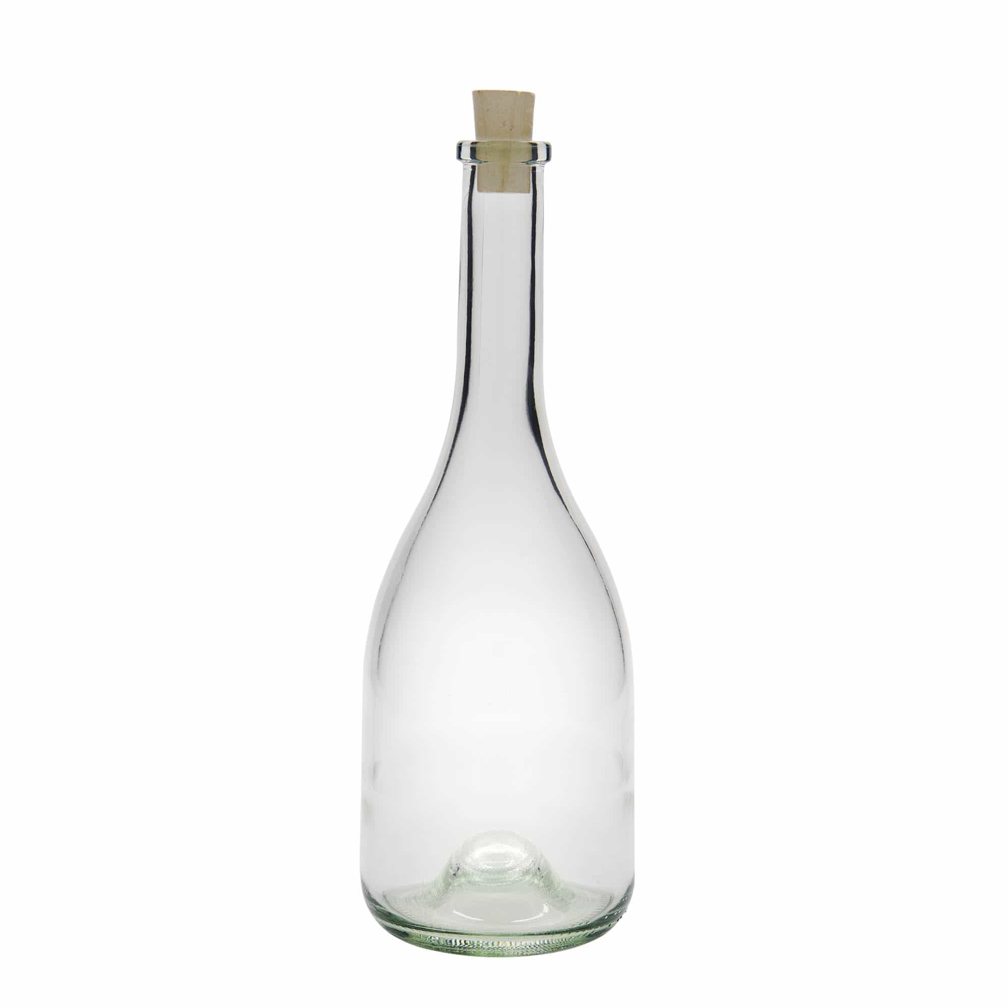 750 ml üveges palack 'Rustica', nyílás: parafa