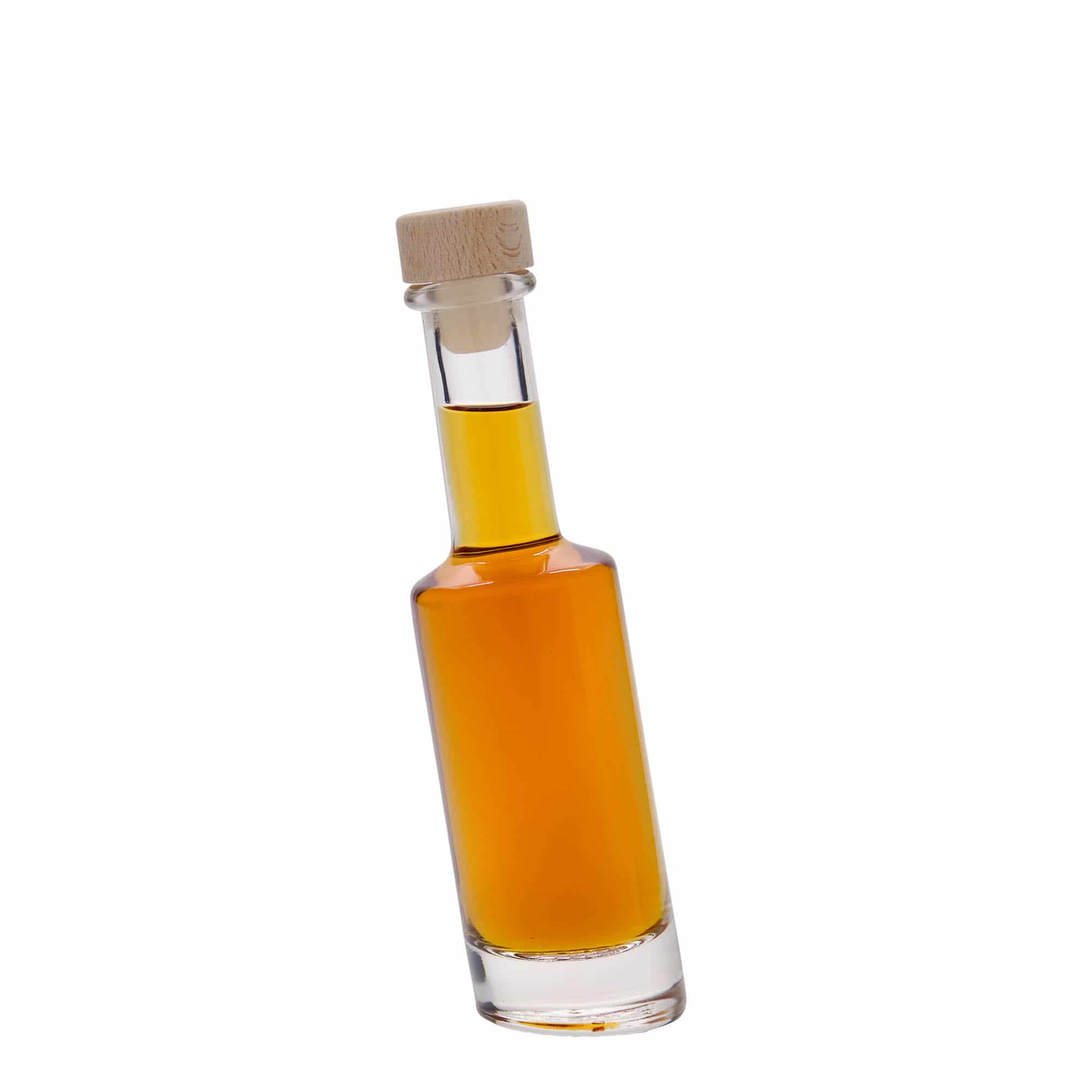 100 ml-es üvegpalack 'Bounty', szájnyílás: parafadugó