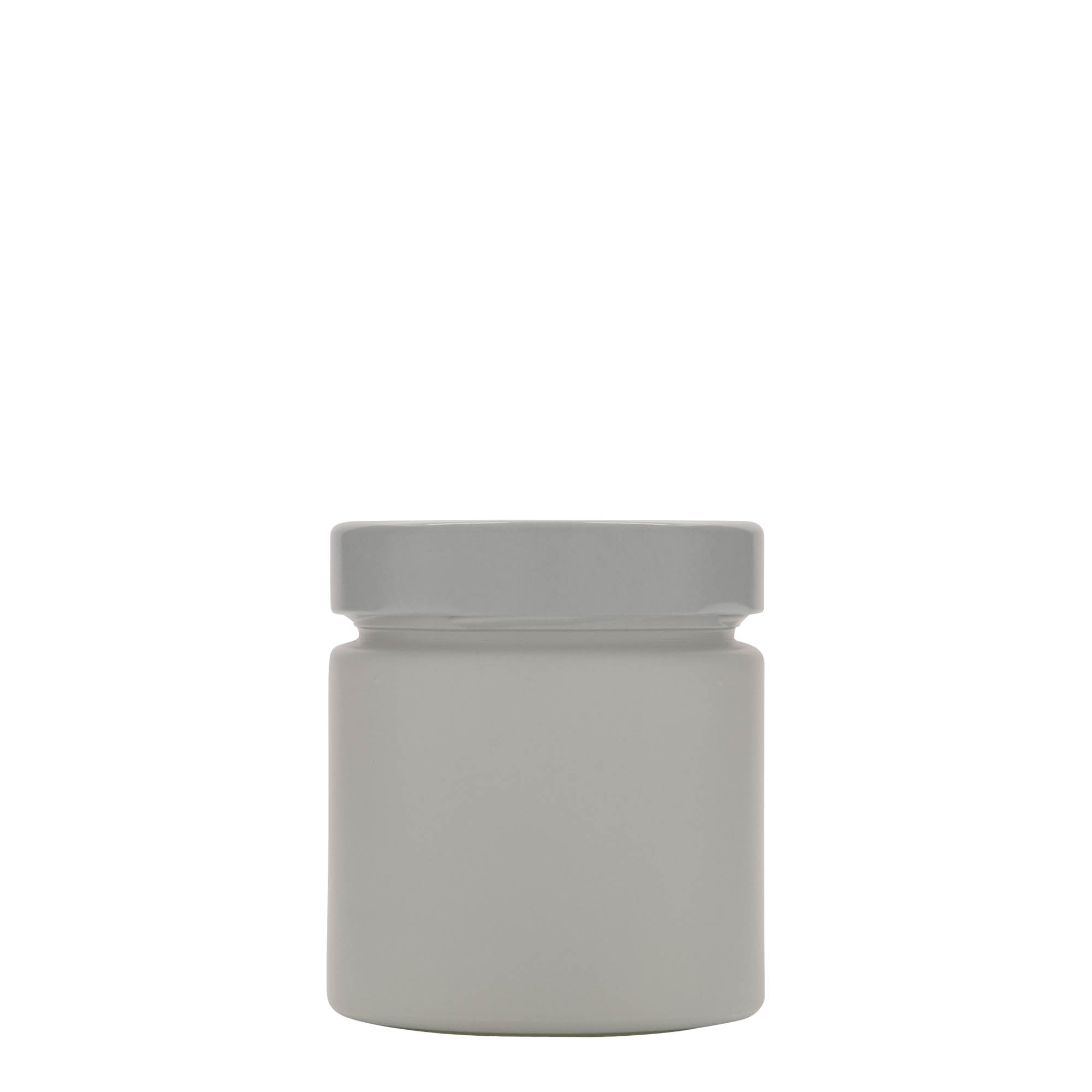 220 ml kerek üveg 'Aurora', fehér, nyílás: Deep-Twist-Off (DTO 66)