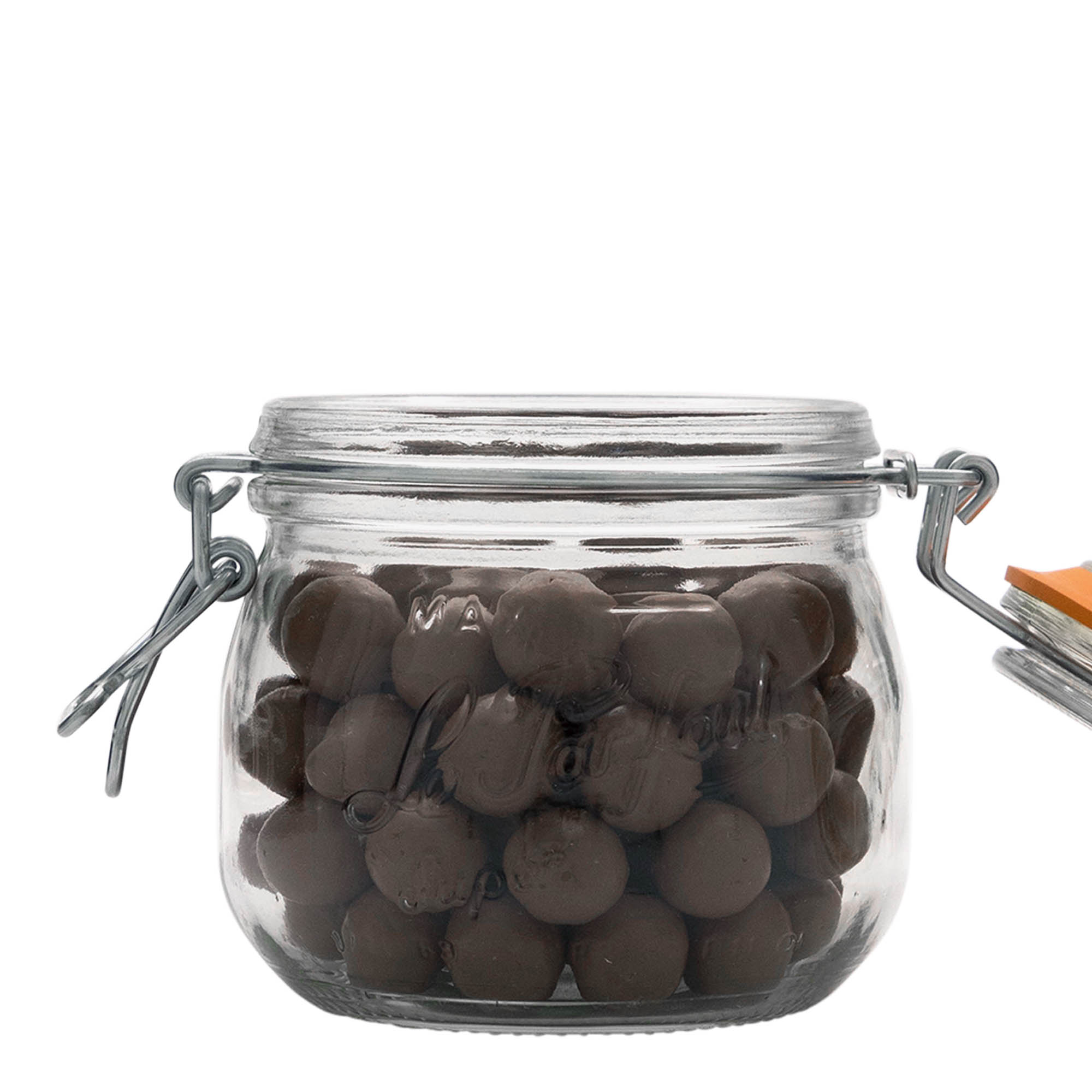 500 ml drótfüles üveg 'Le Parfait Super Bocal', nyílás: drótfüles záróelem 500 ml drótfüles üveg 'Le Parfait Super Bocal', nyílás: drótfüles záróelem