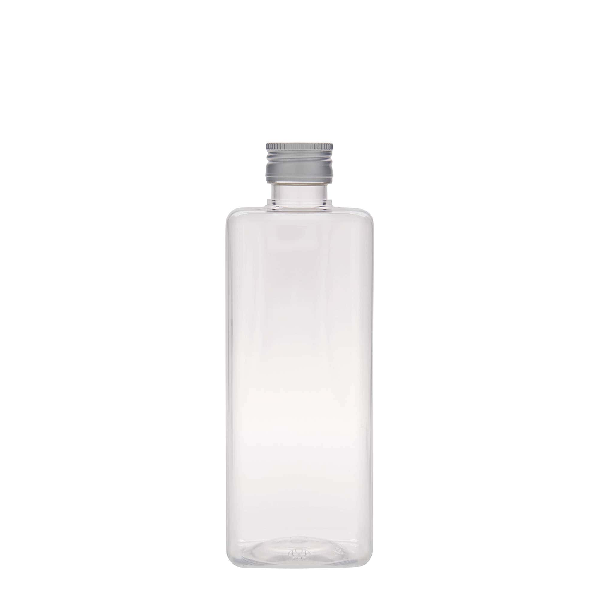 500 ml PET-palack 'Karl', négyzet alakú, műanyag, nyílás: PP 28