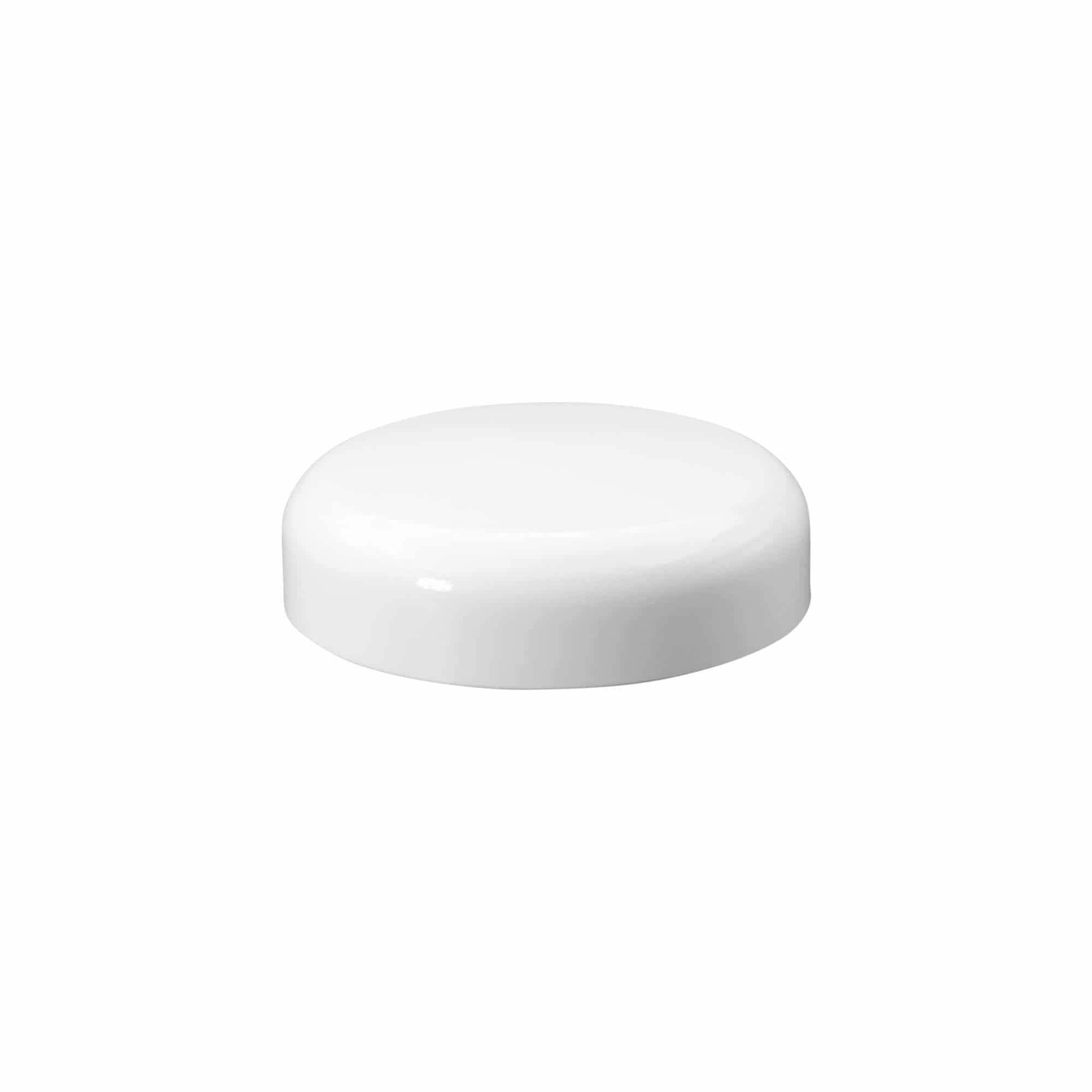 Csavaros fedél 150 ml-es 'Bianca' tégelyhez, PP-műanyag, fehér Csavaros fedél 150 ml-es 'Bianca' tégelyhez, PP-műanyag, fehér