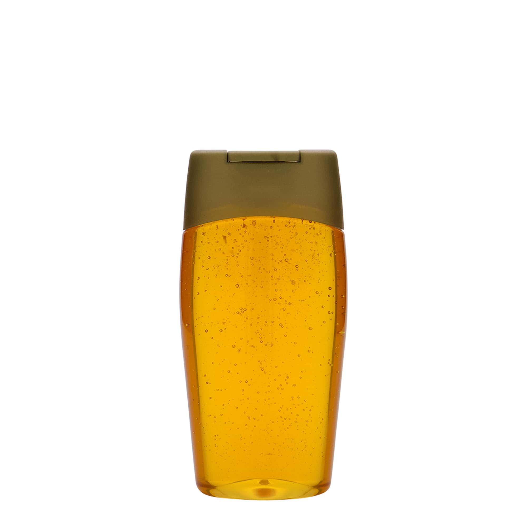 200 ml PET-palack 'Squeeze', ovális, műanyag