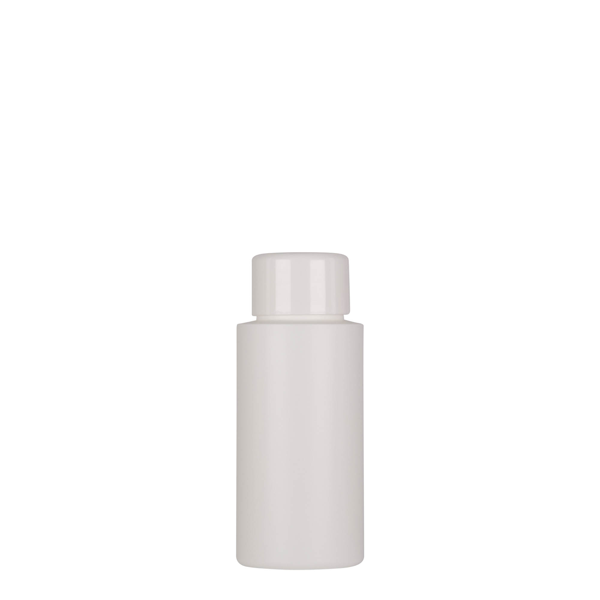 50 ml műanyag palack 'Pipe', zöld HDPE, fehér, nyílás: 24/410 50 ml műanyag palack 'Pipe', zöld HDPE, fehér, nyílás: 24/410