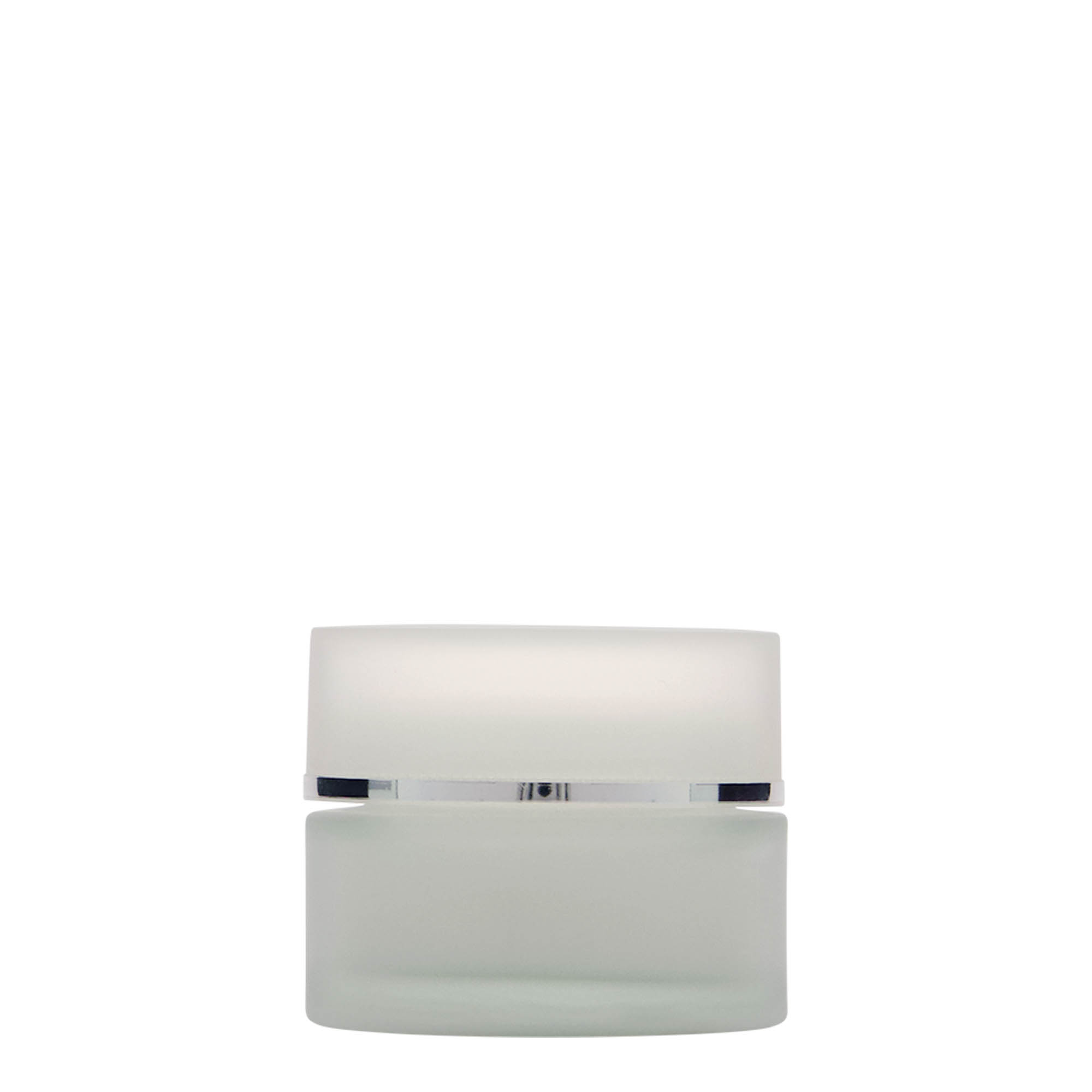 50 ml tégely 'Platin Edition', üveg, jegesített, nyílás: csavarzár