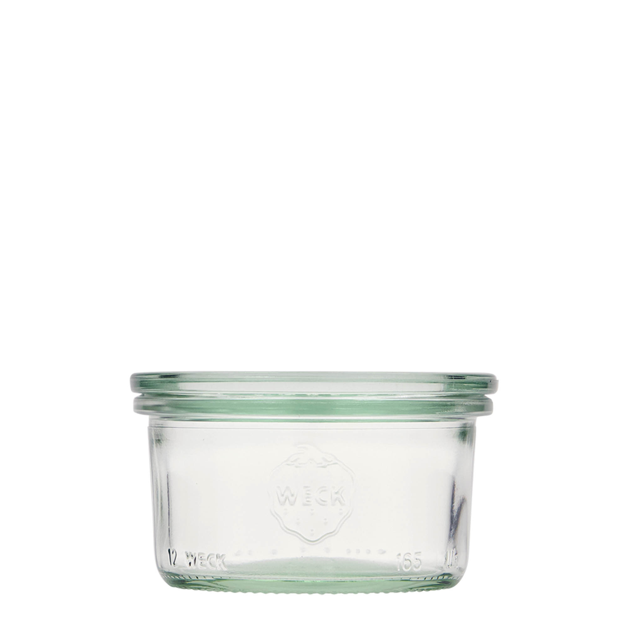 165 ml WECK-tölcséres üveg, száj: kerek perem 165 ml WECK-tölcséres üveg, száj: kerek perem