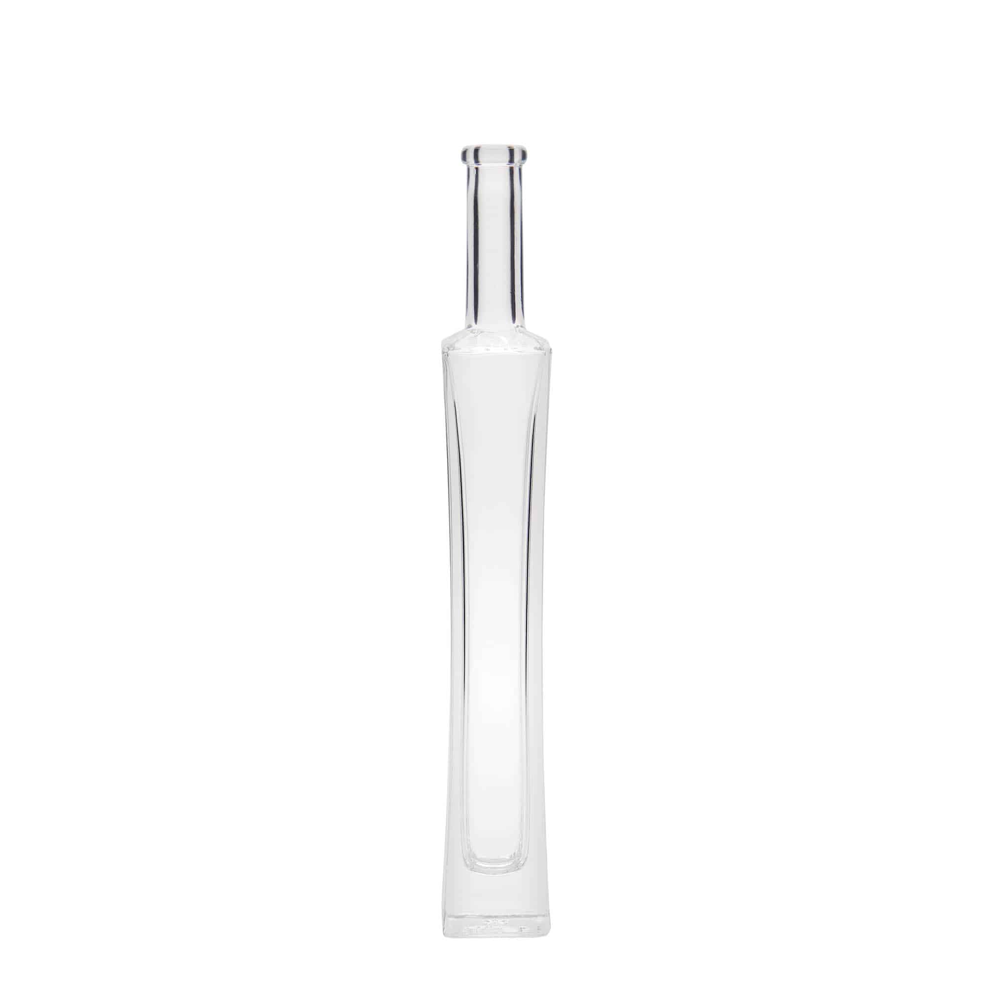 100 ml üvegpalack 'Koko', négyzet alakú, nyílás: parafa