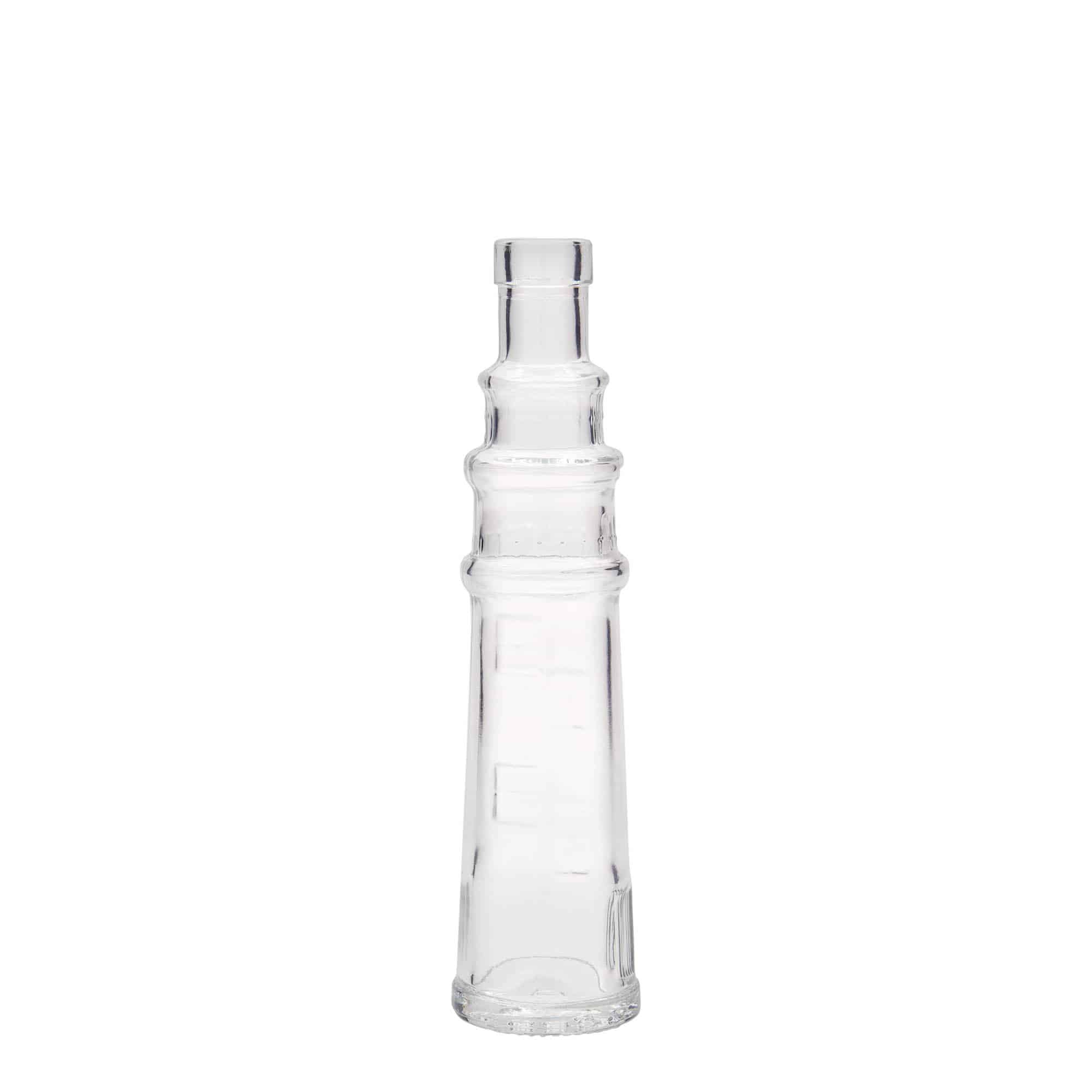 100 ml üvegpalack 'Leuchtturm', nyílás: parafa
