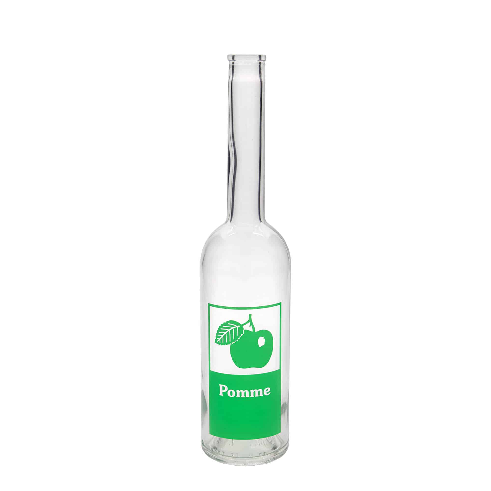 500 ml üvegpalack 'Opera', motívum: Alma, nyak: parafa