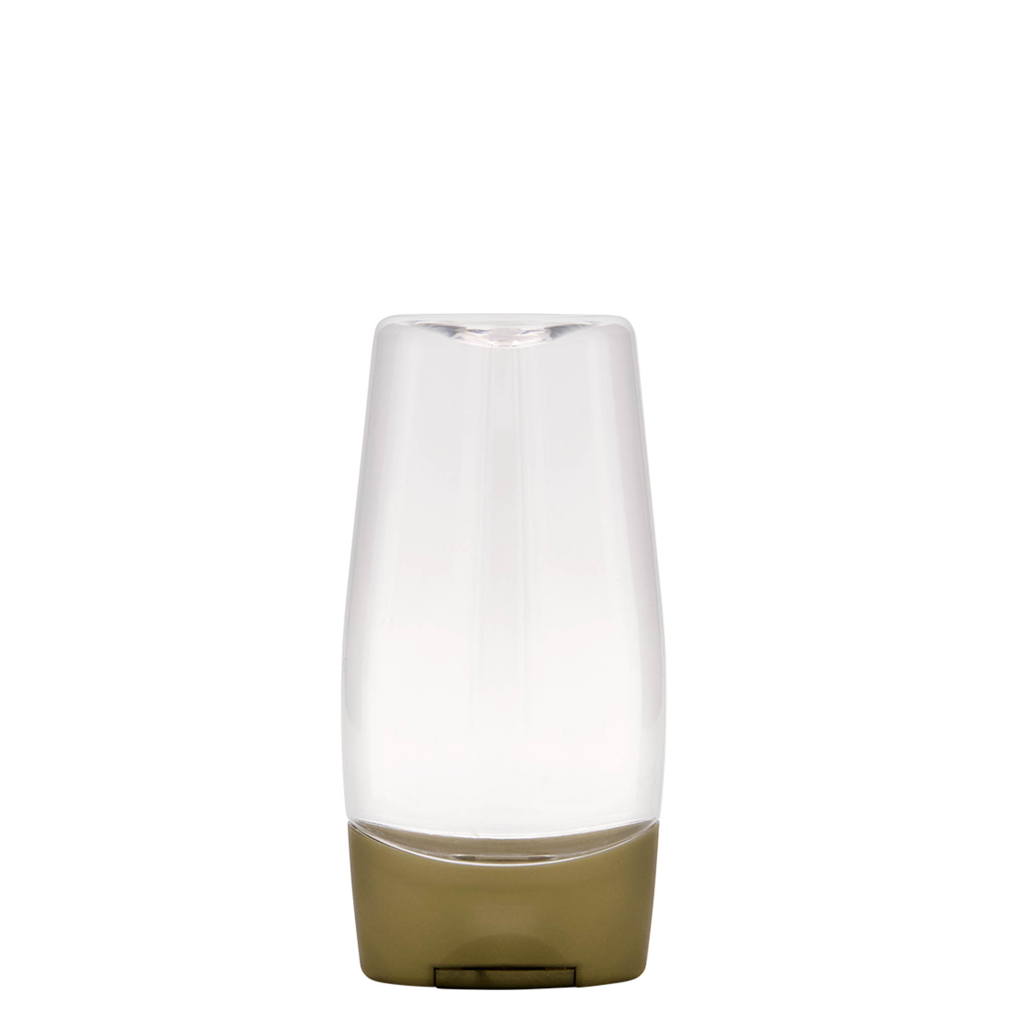 200 ml PET-palack 'Squeeze', ovális, műanyag