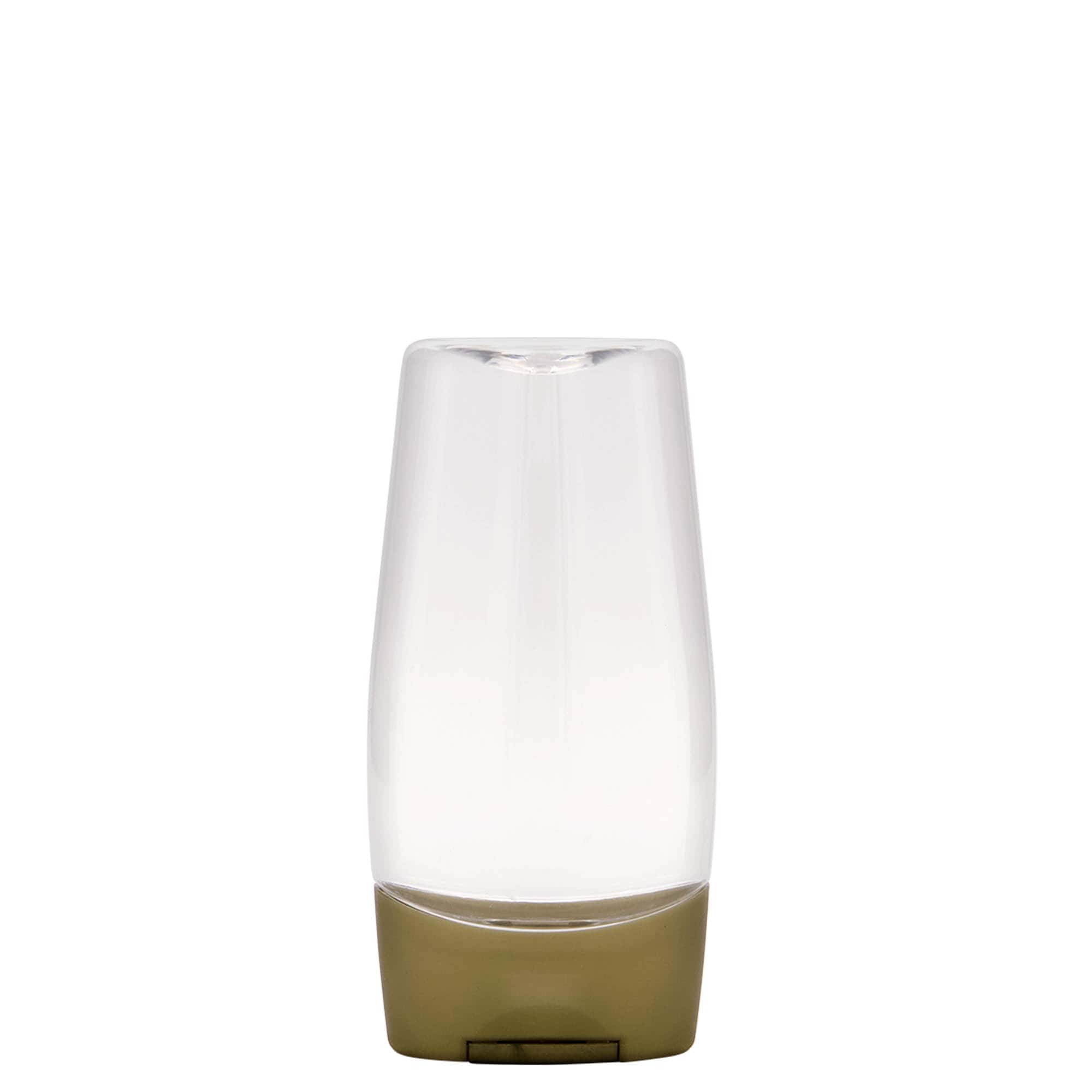 200 ml PET-palack 'Squeeze', ovális, műanyag