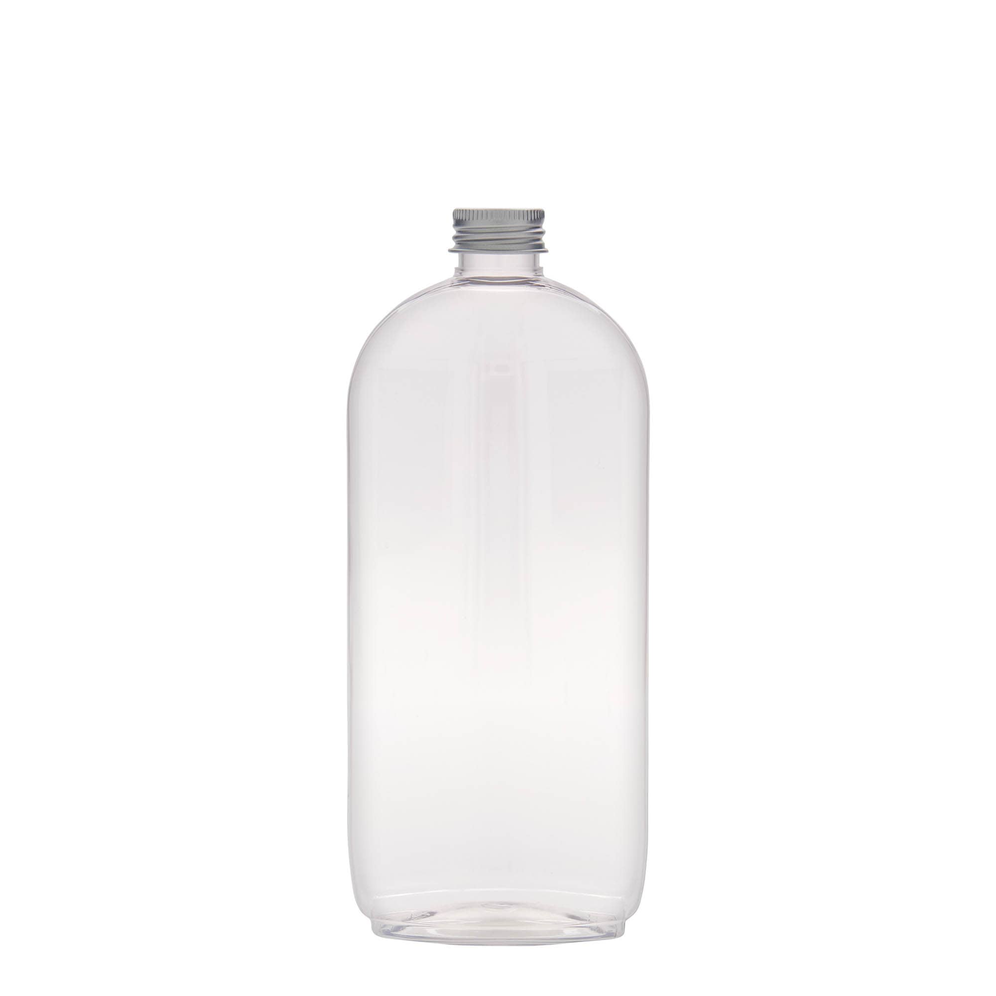 500 ml PET-palack 'Iris', ovális, műanyag, nyakméret: 24/410