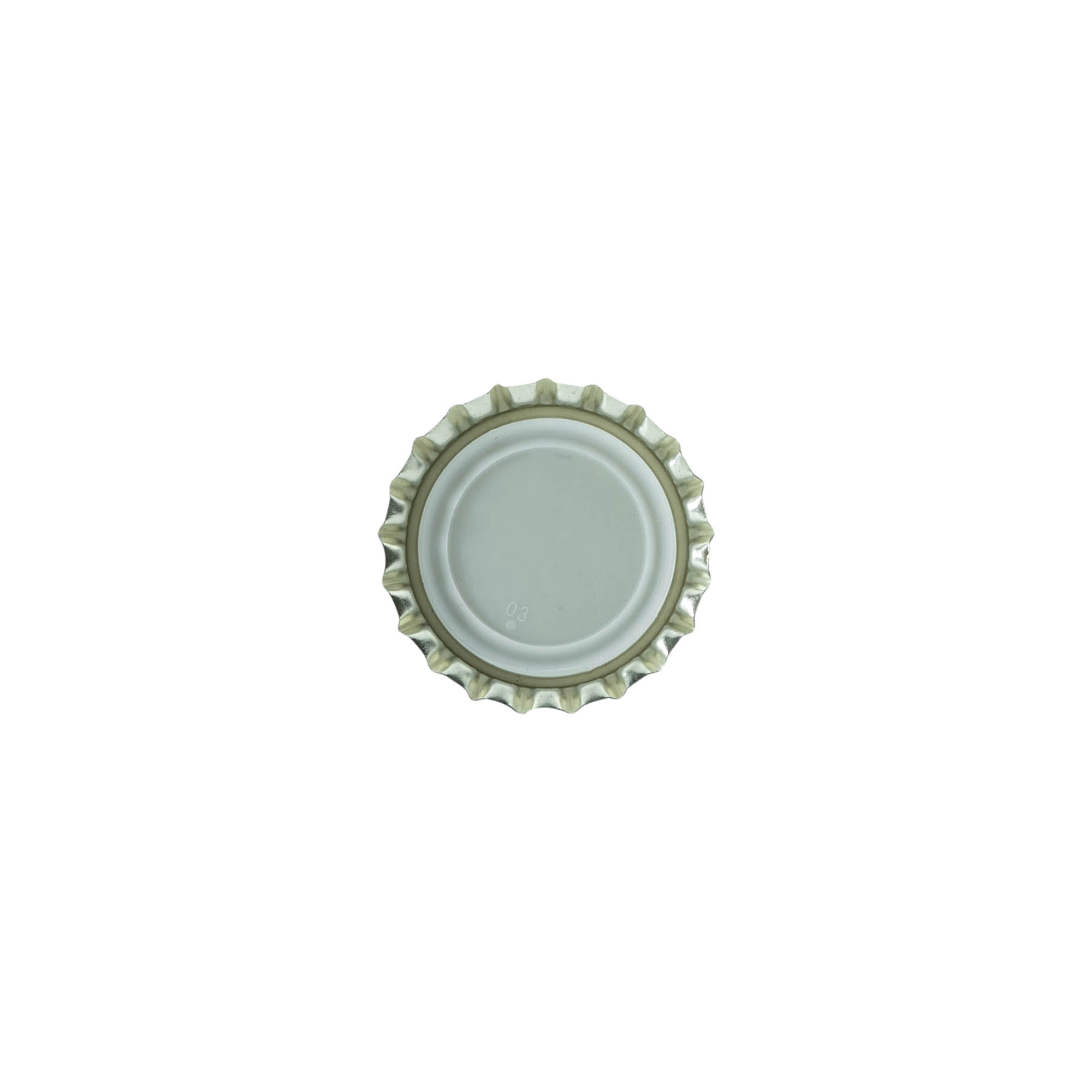 26 mm-es fekete fém söröskupak