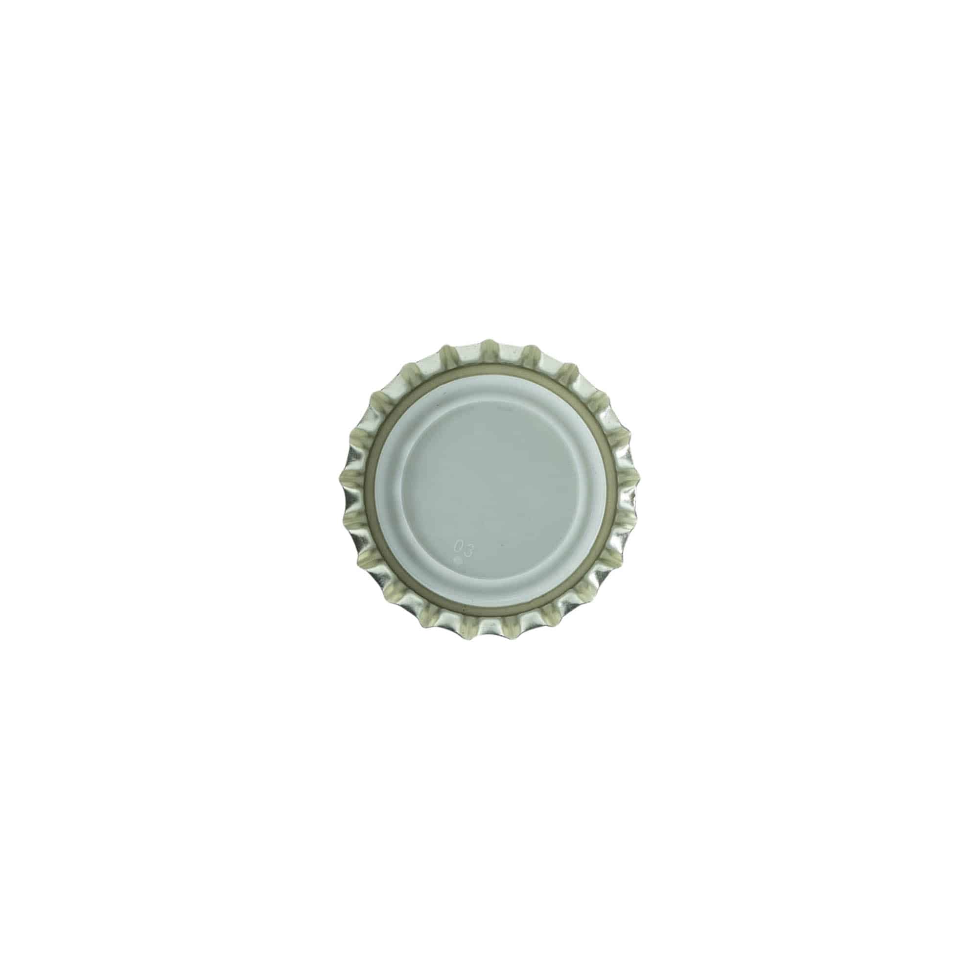 26 mm-es fekete fém söröskupak