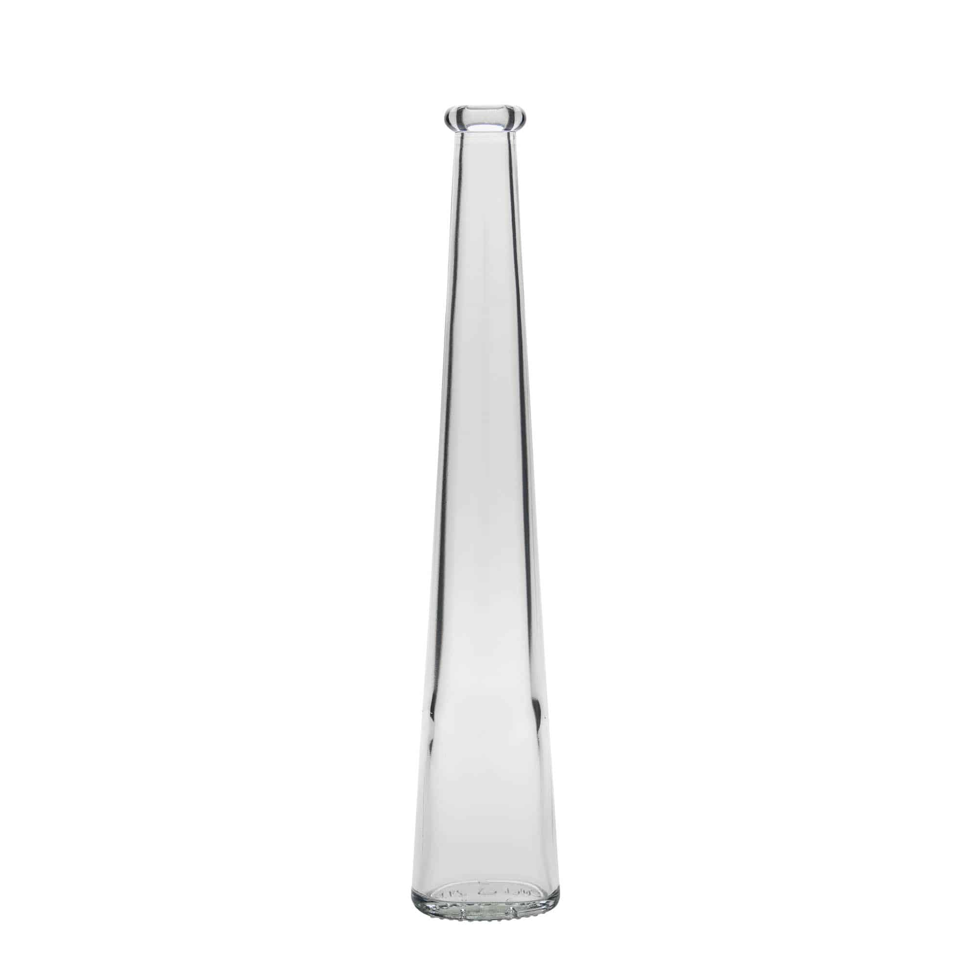 200 ml üvegpalack 'Dama Ovale', ovális, nyílás: parafa