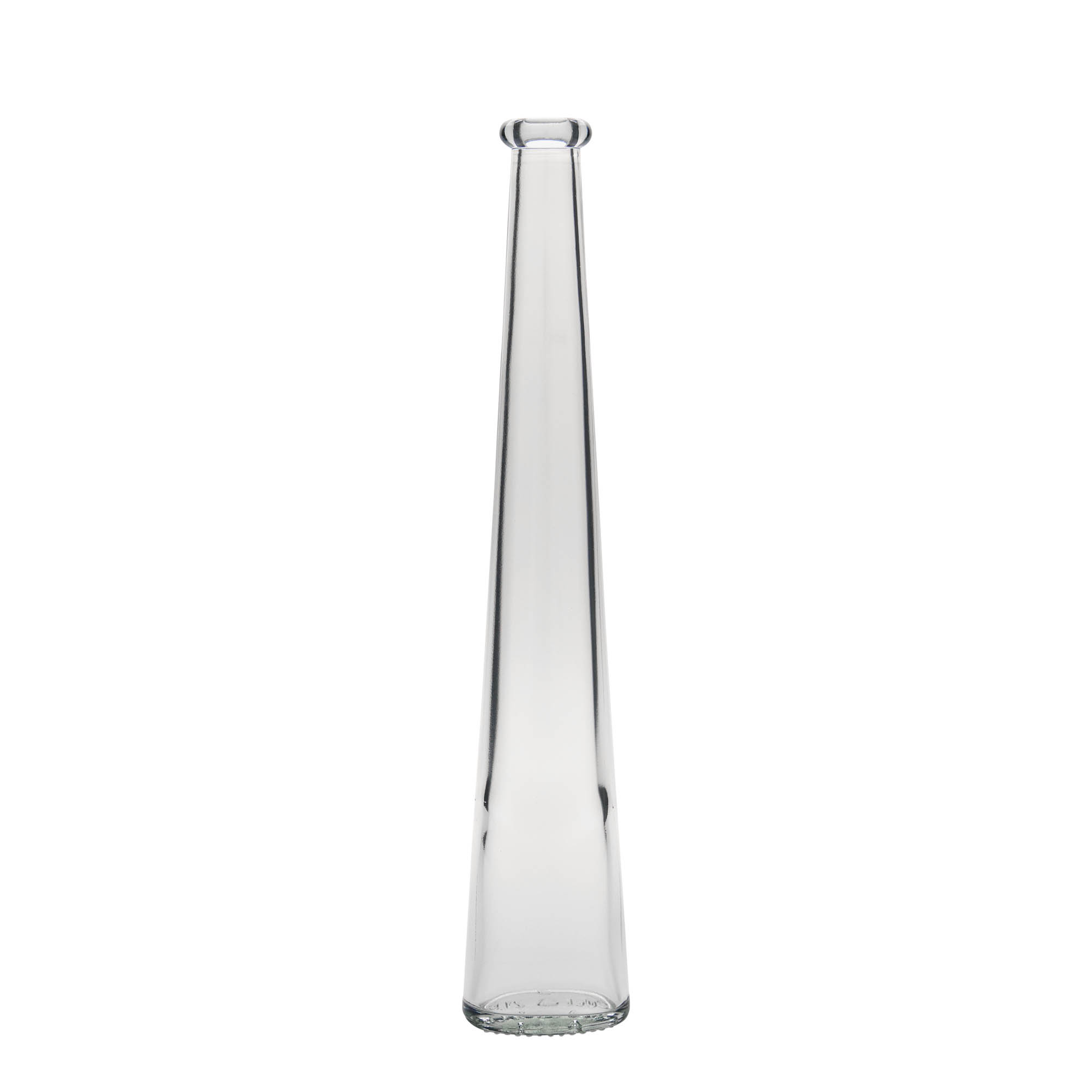 200 ml üvegpalack 'Dama Ovale', ovális, nyílás: parafa