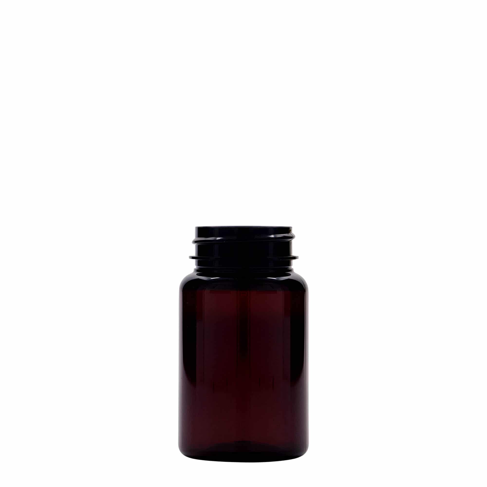 75 ml-es PET-flakon, műanyag, barna, szájnyílás: 38/400
