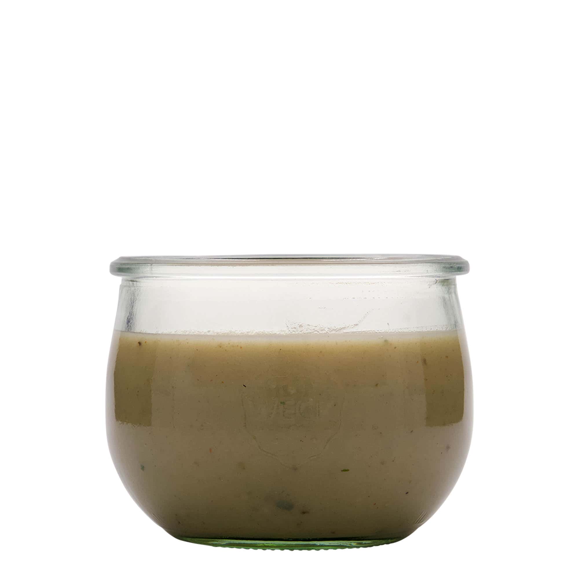 580 ml WECK-Tulipánüveg #, Száj: Kerek perem