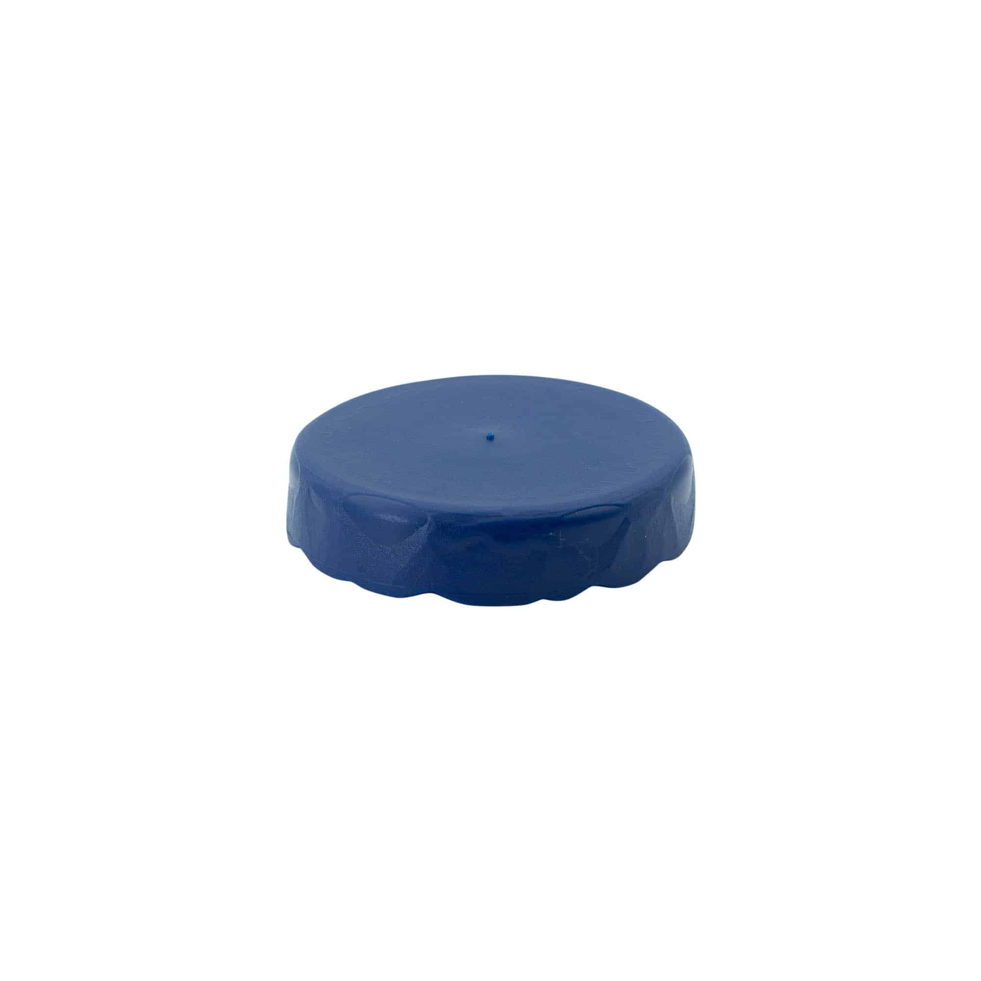 Rápattintható fedél szűk nyakú kerámiaedényhez, HDPE-műanyag, kék Rápattintható fedél szűk nyakú kerámiaedényhez, HDPE-műanyag, kék