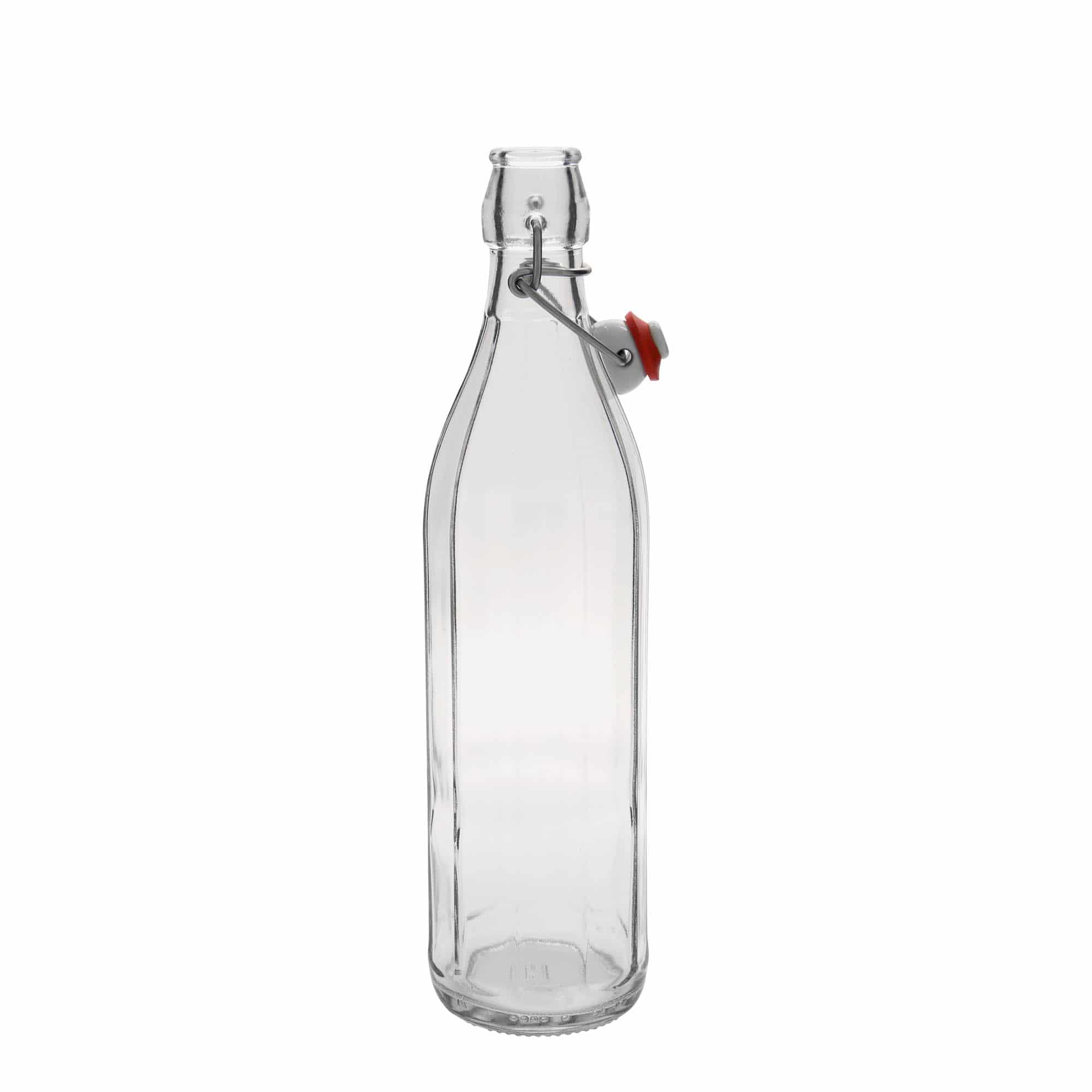 750 ml üvegpalack 'Bravo', tízszögletű, nyak: patentzár 750 ml üvegpalack 'Bravo', tízszögletű, nyak: patentzár