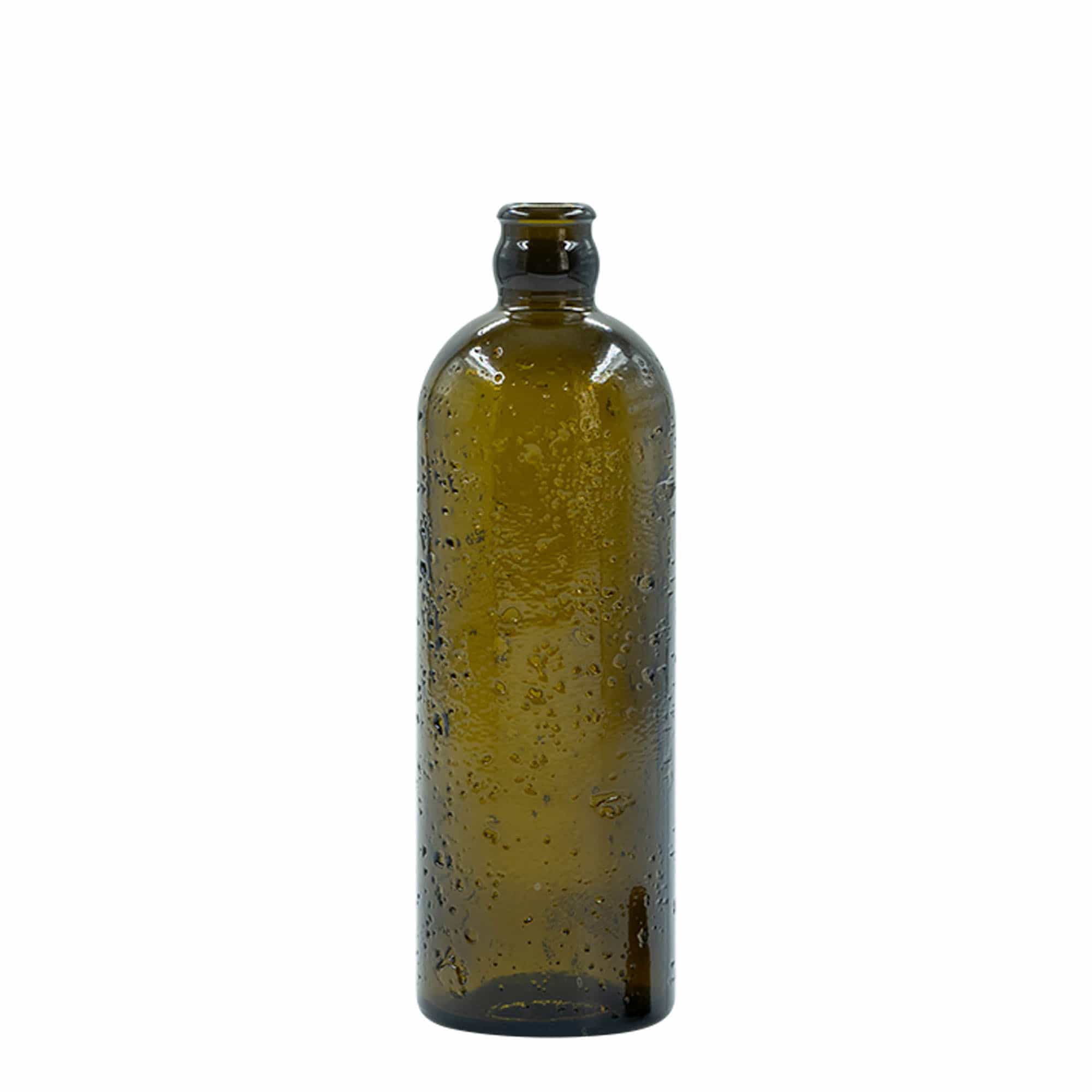 500 ml vadonatúj üvegpalack 'Bobber Jr', barna, nyílás: parafa