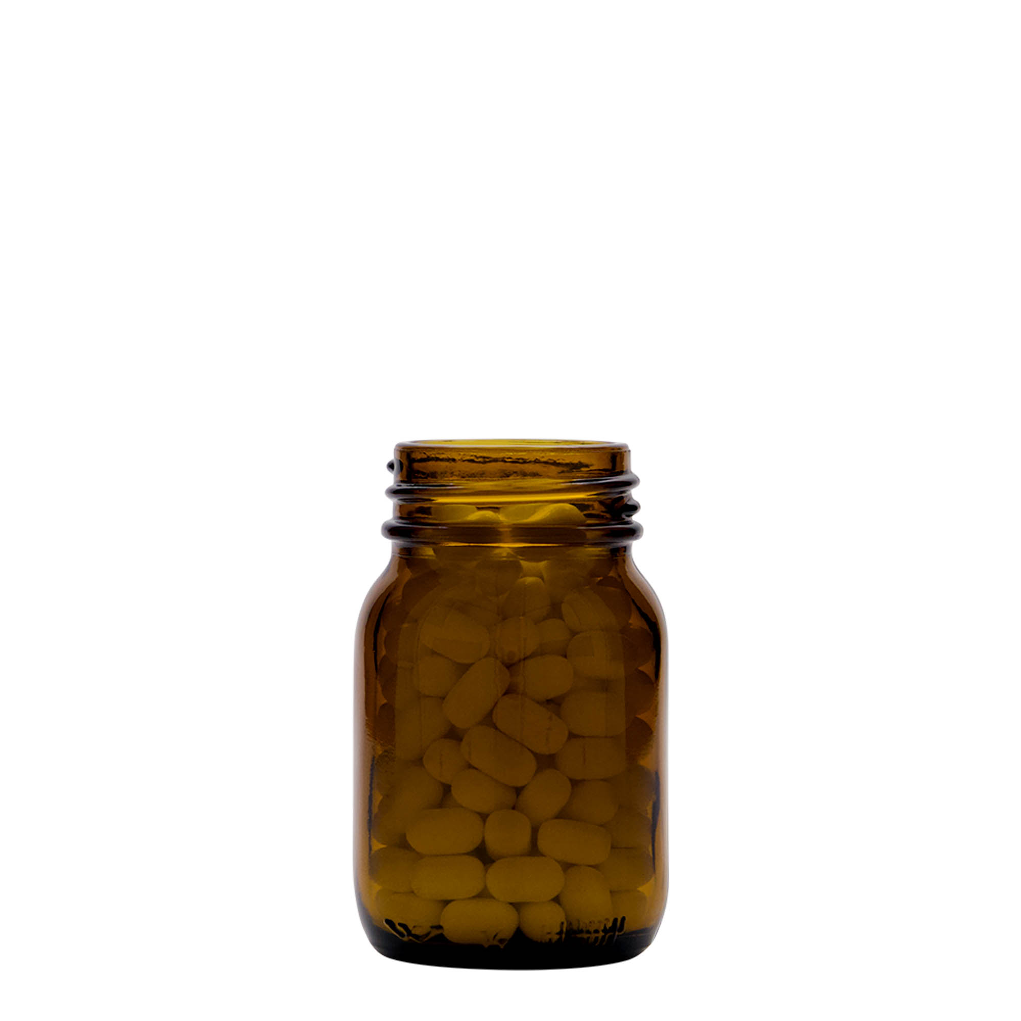 75 ml széles szájú üveg, barna, nyílás: DIN 40 75 ml széles szájú üveg, barna, nyílás: DIN 40