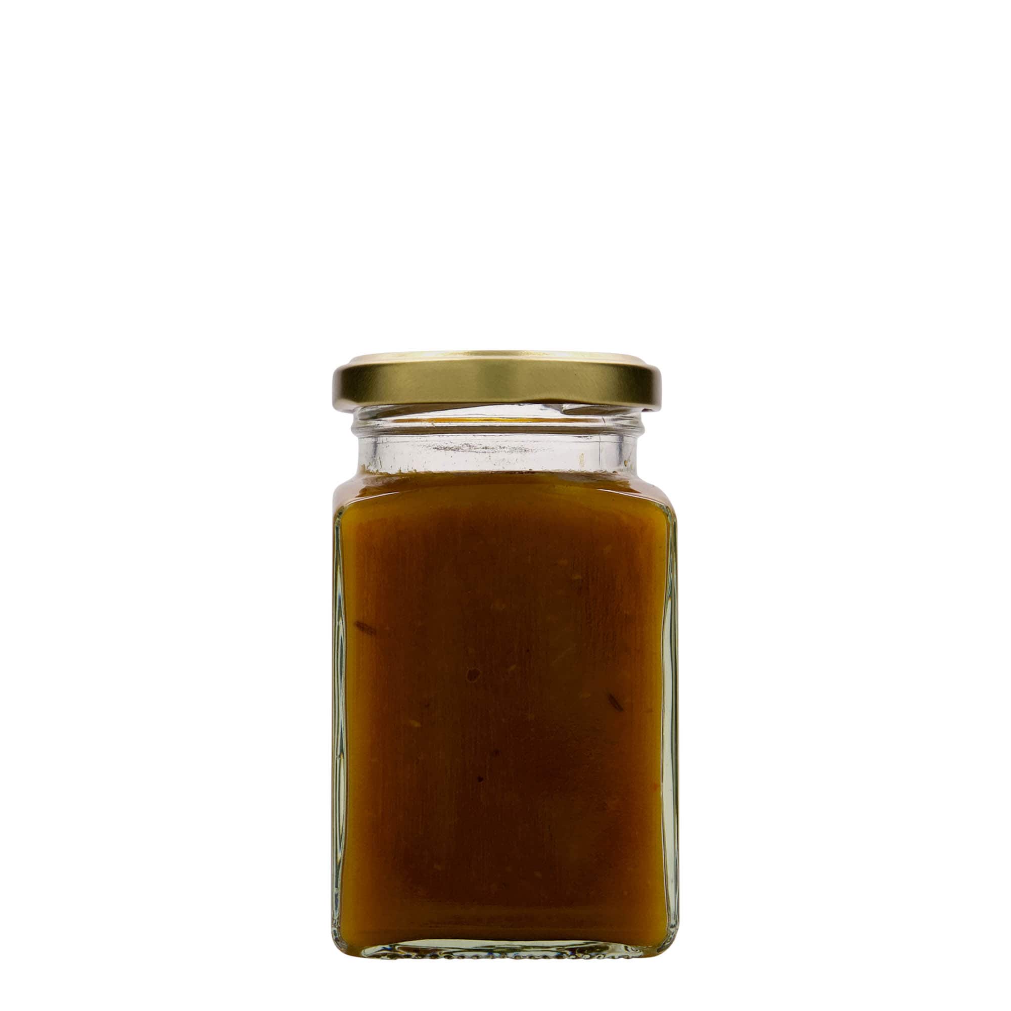 260 ml négyzet alakú üveg, nyílás: csavaros zár (TO 58)