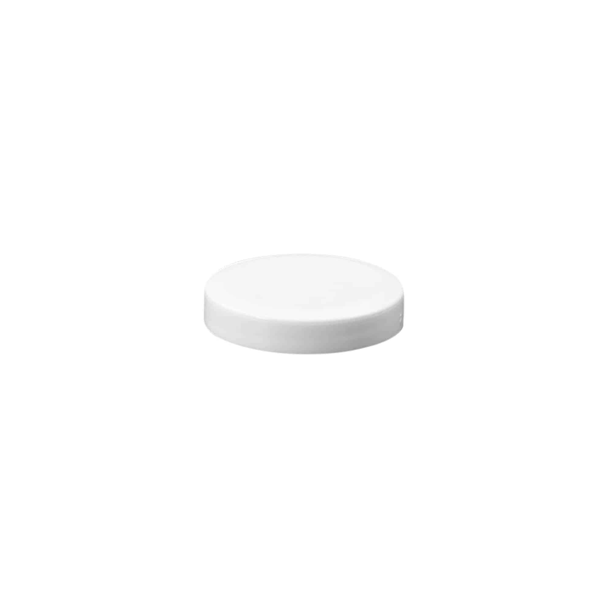 Csavaros kupak 'White Line' 6 ml, PP-műanyag, fehér