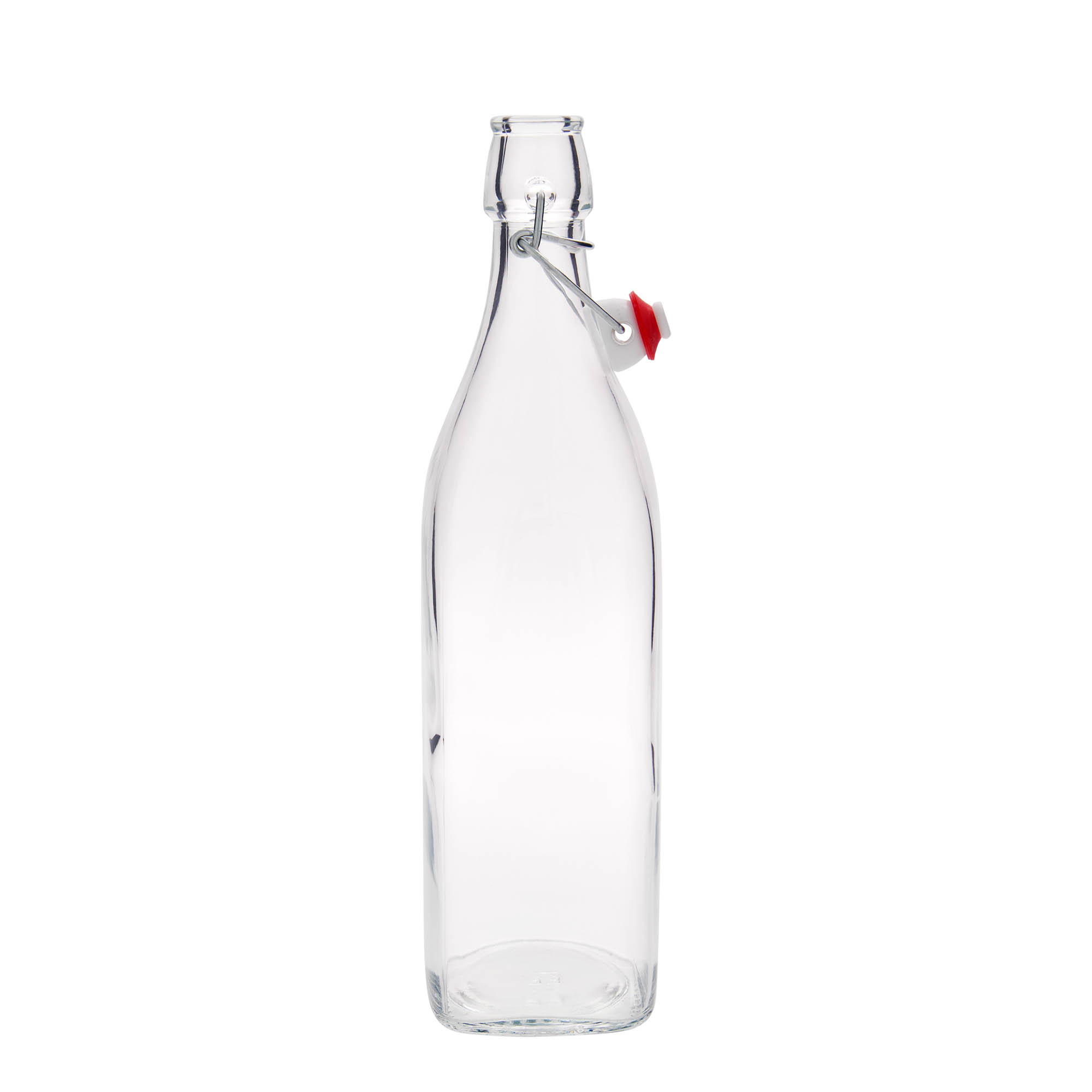 1.000 ml üvegpalack 'Swing, négyzet alakú, nyílás: patentzár' 1.000 ml üvegpalack 'Swing, négyzet alakú, nyílás: patentzár'