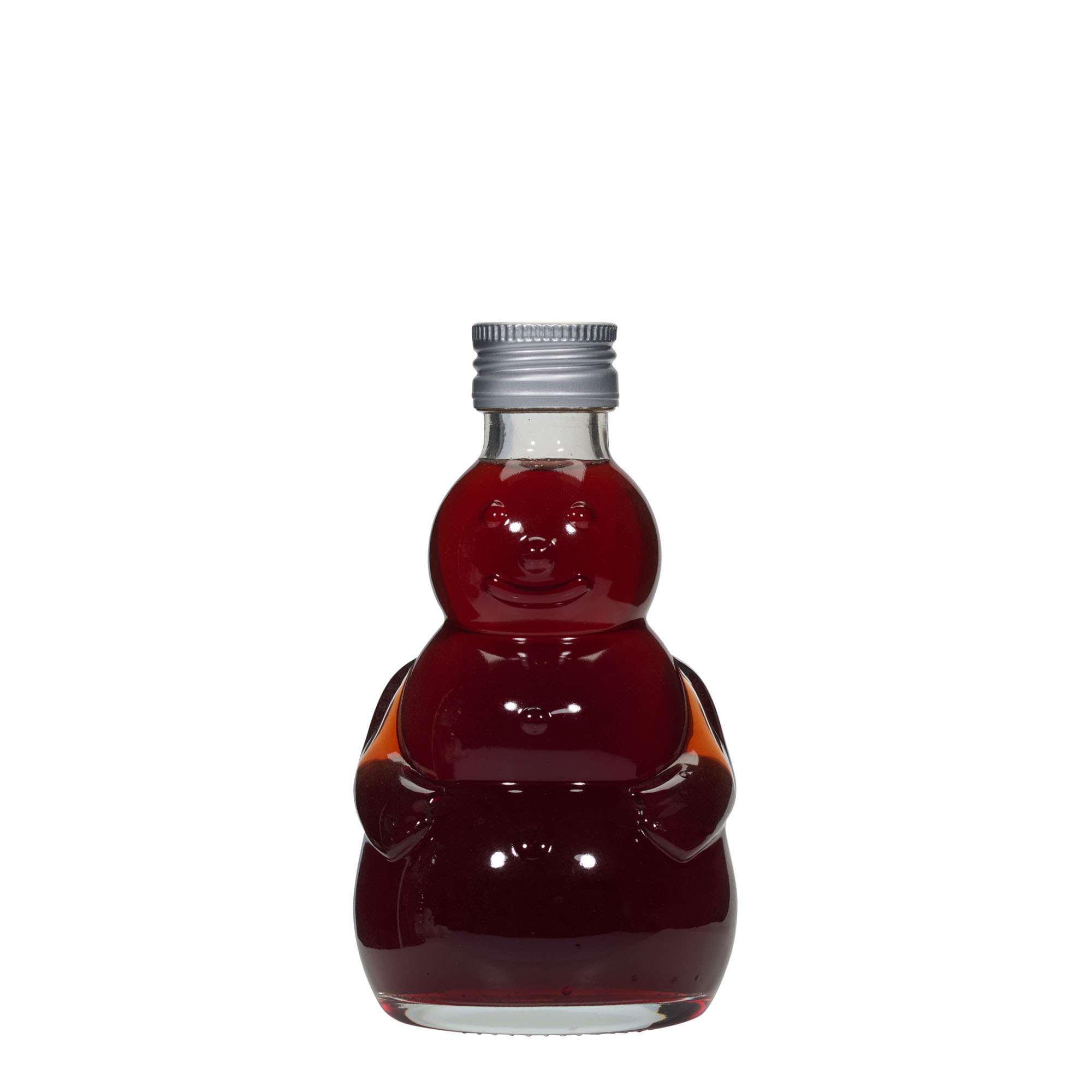 200 ml üvegpalack 'Hóember', nyílás: PP 28