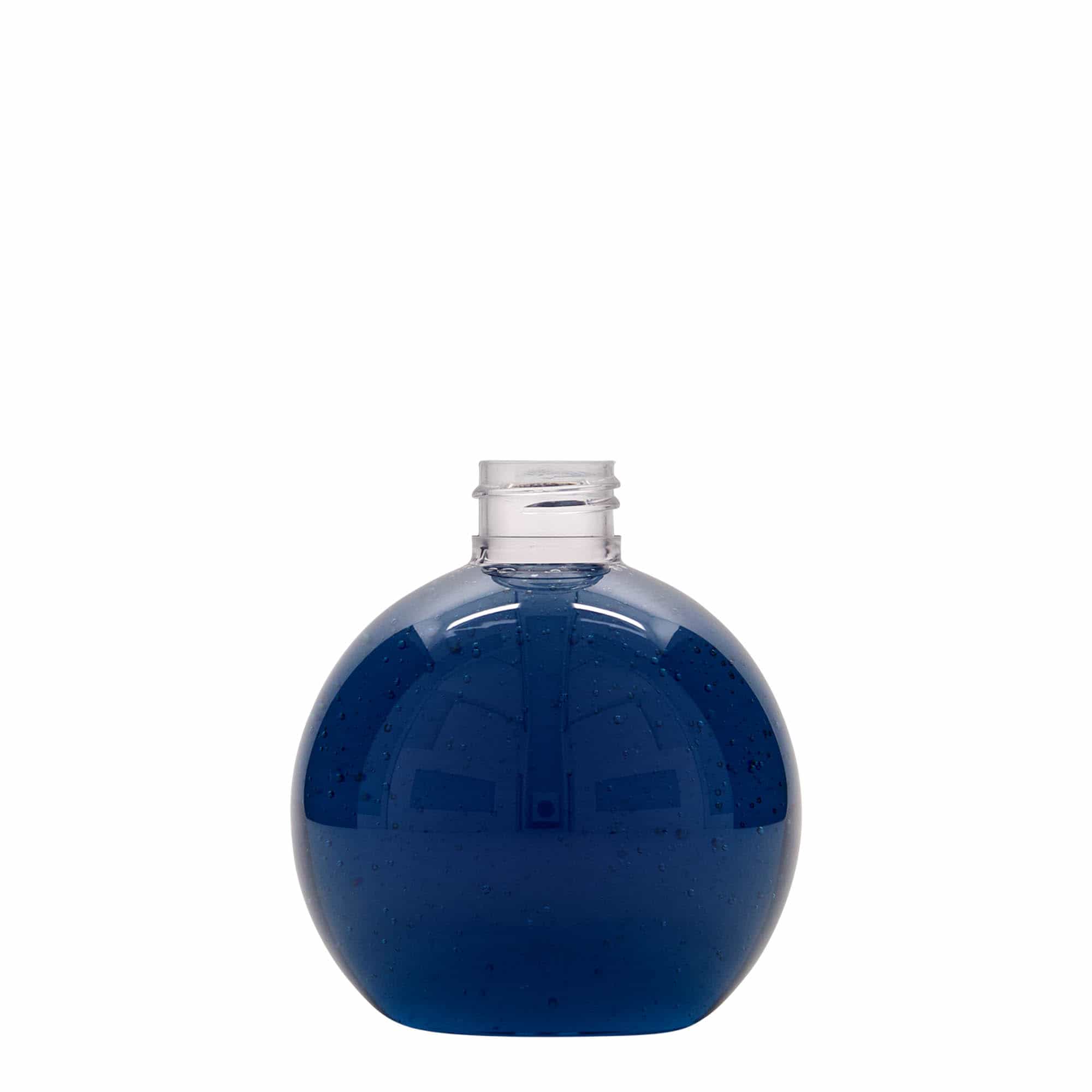 250 ml-es PET-palack 'Perry', kerek, műanyag, szájnyílás: GPI 24/410