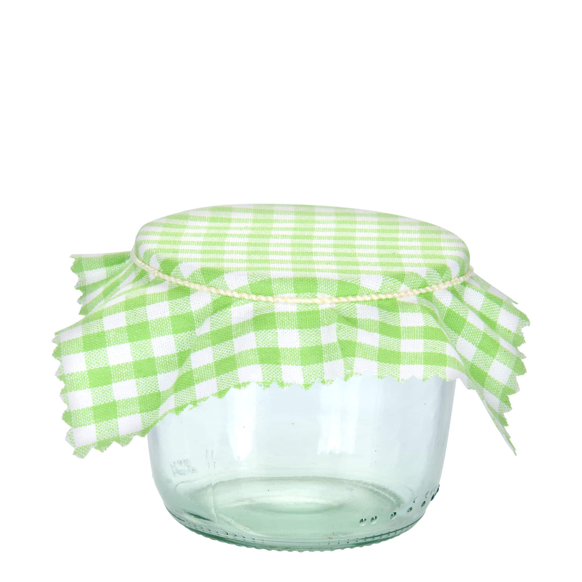 Kockás textil alátét 12x12, négyzet alakú, textil, világoszöld, nyílás: TO38-TO53