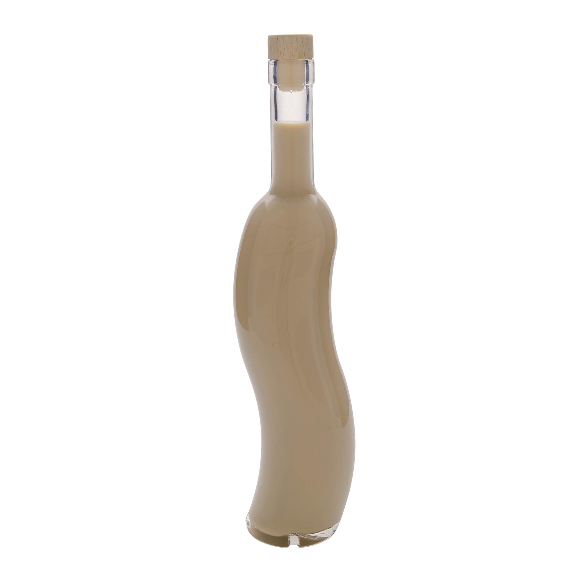 500 ml üveges palack 'La-Ola', félköríves, nyílás: parafa 500 ml üveges palack 'La-Ola', félköríves, nyílás: parafa