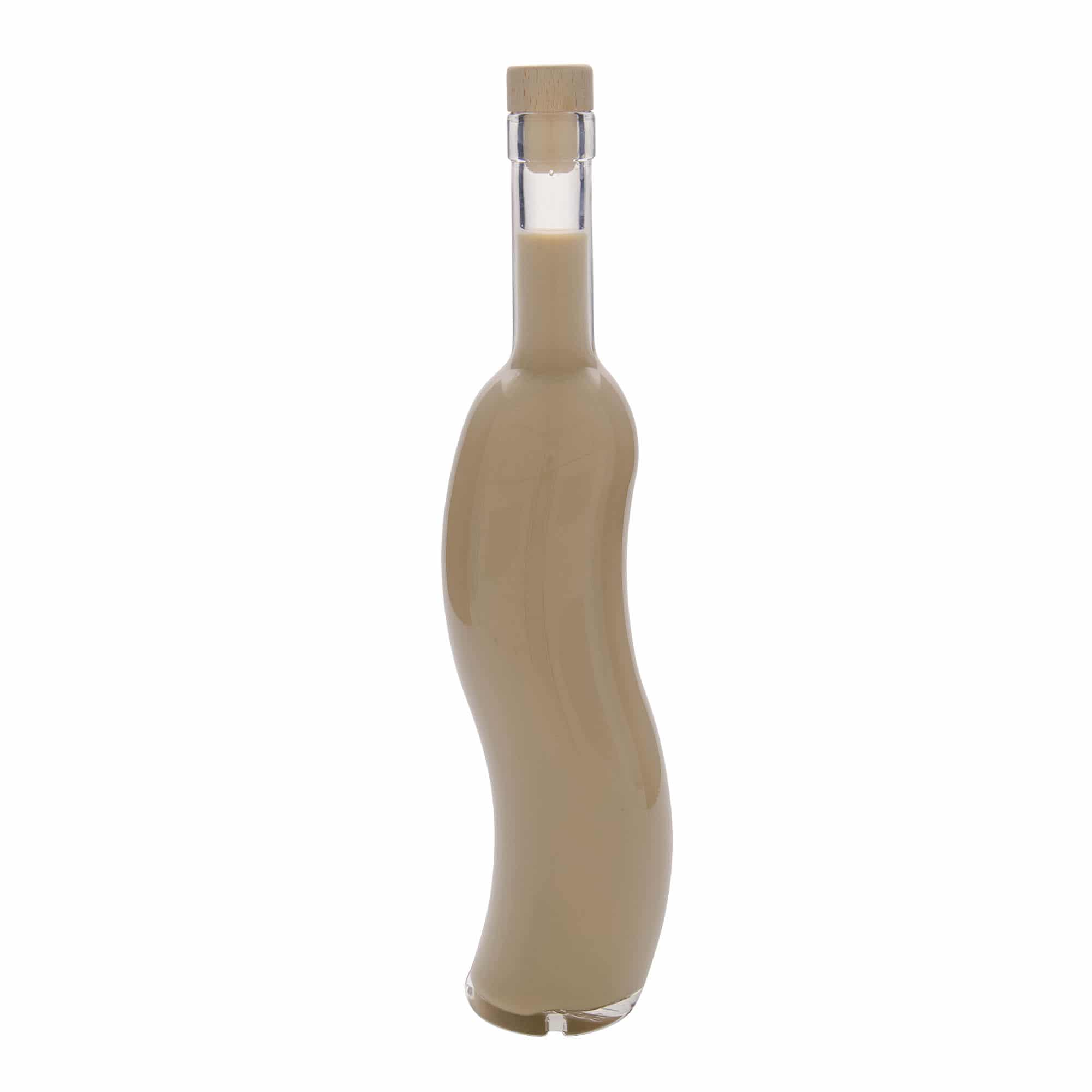 500 ml üveges palack 'La-Ola', félköríves, nyílás: parafa