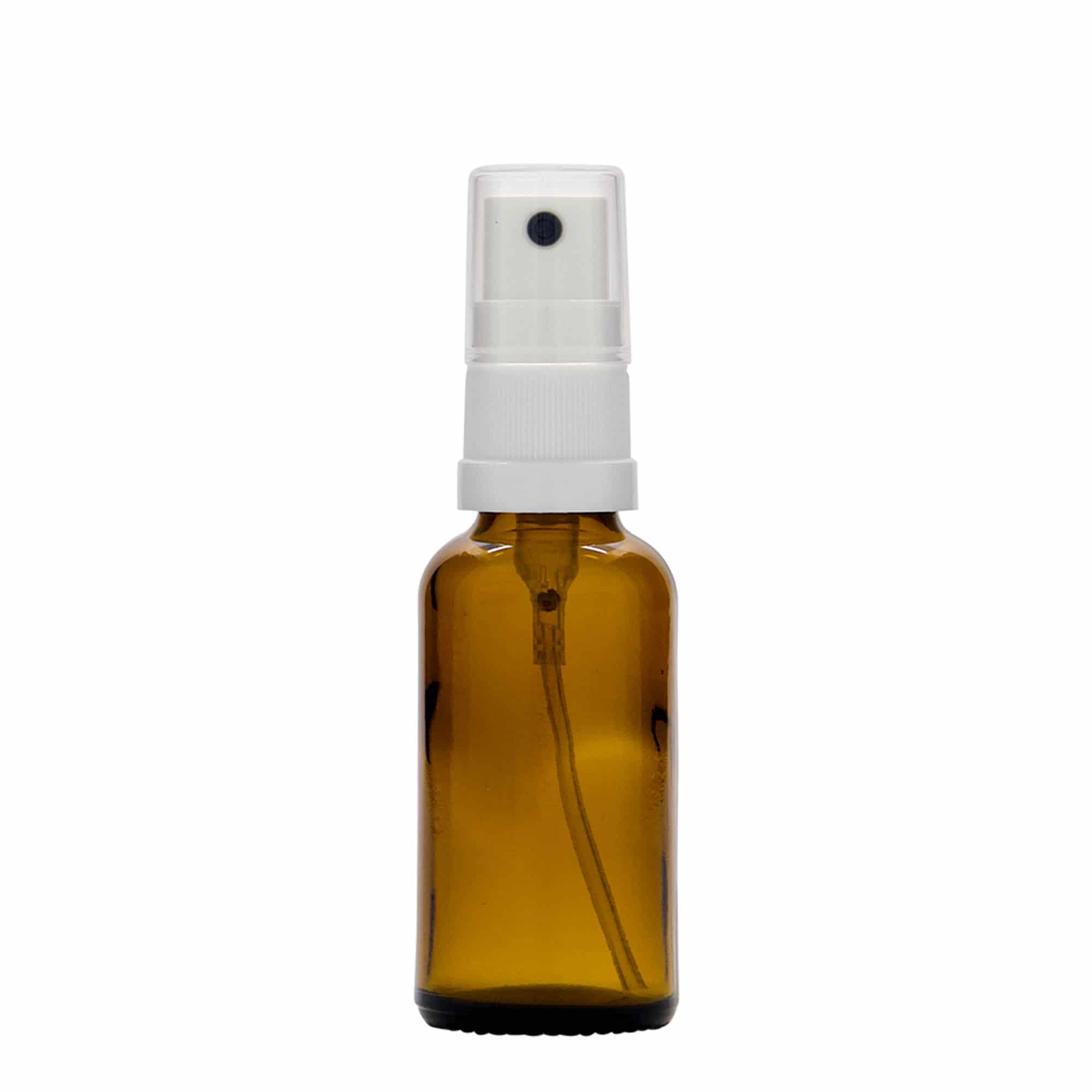 30 ml-es szórófejes patikai üveg, üveg, barna, szájnyílás: DIN 18 30 ml-es szórófejes patikai üveg, üveg, barna, szájnyílás: DIN 18