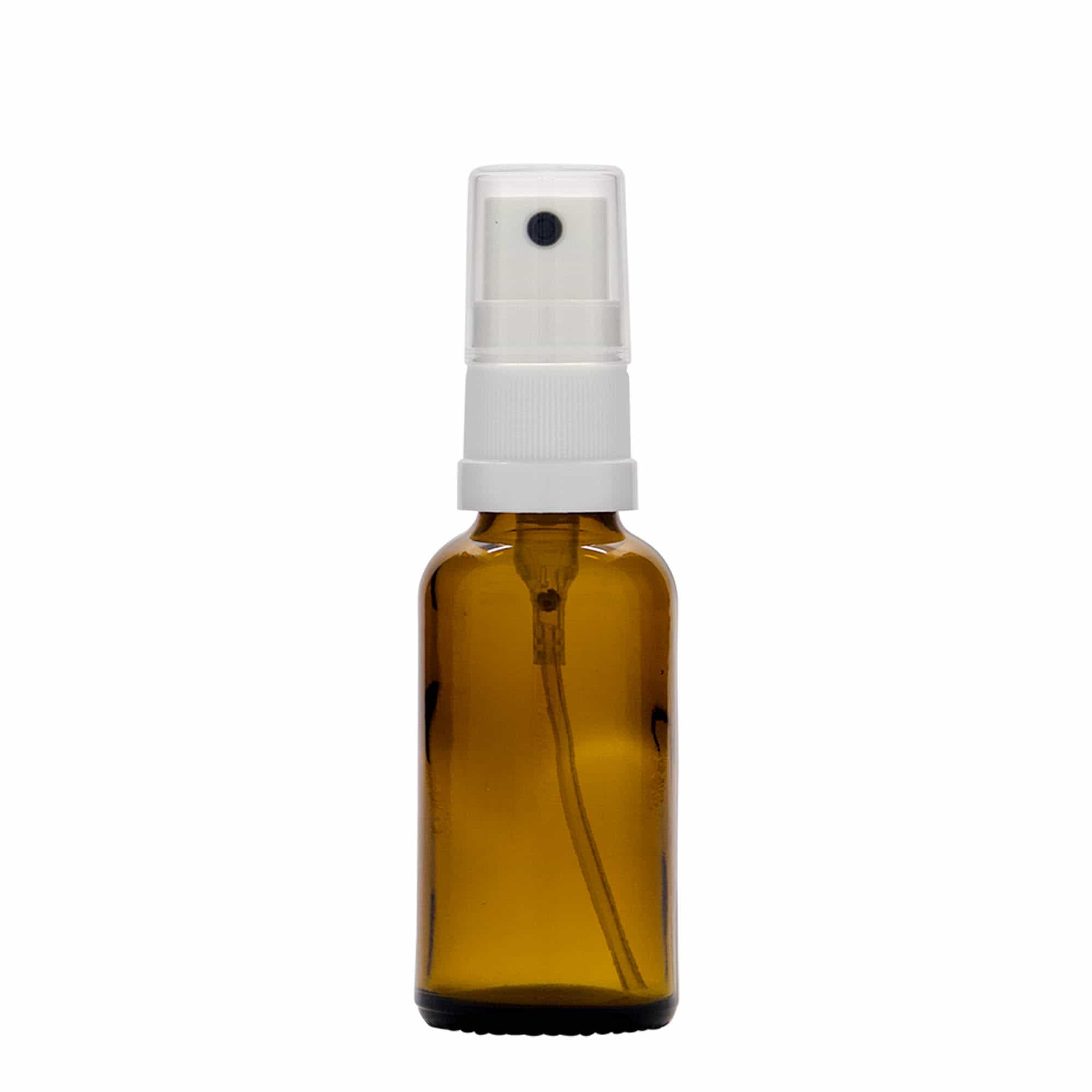 30 ml orvosi permetezőüveg, üveg, barna, nyílás: DIN 18