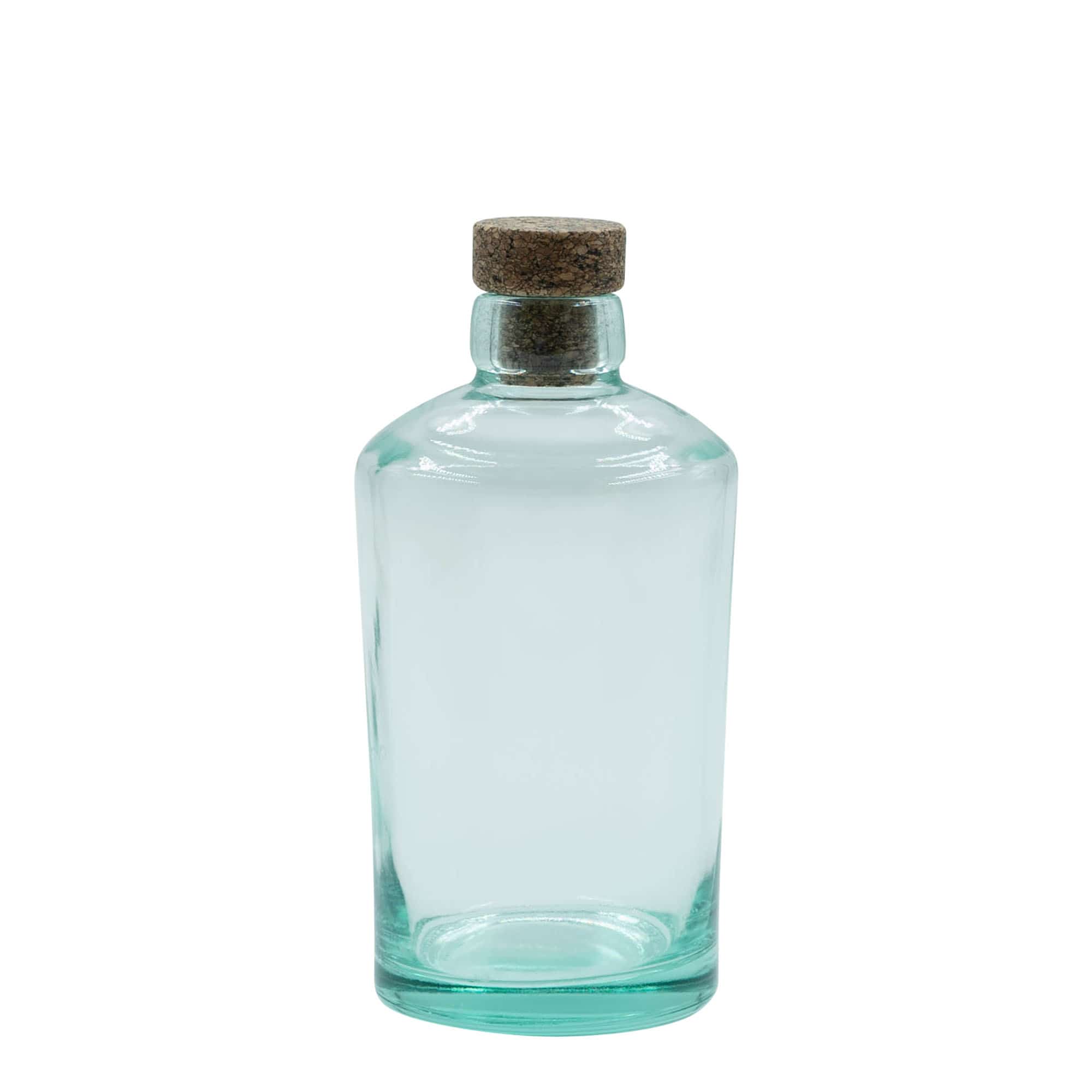 500 ml üvegpalack 'Barrel', nyílás: parafa