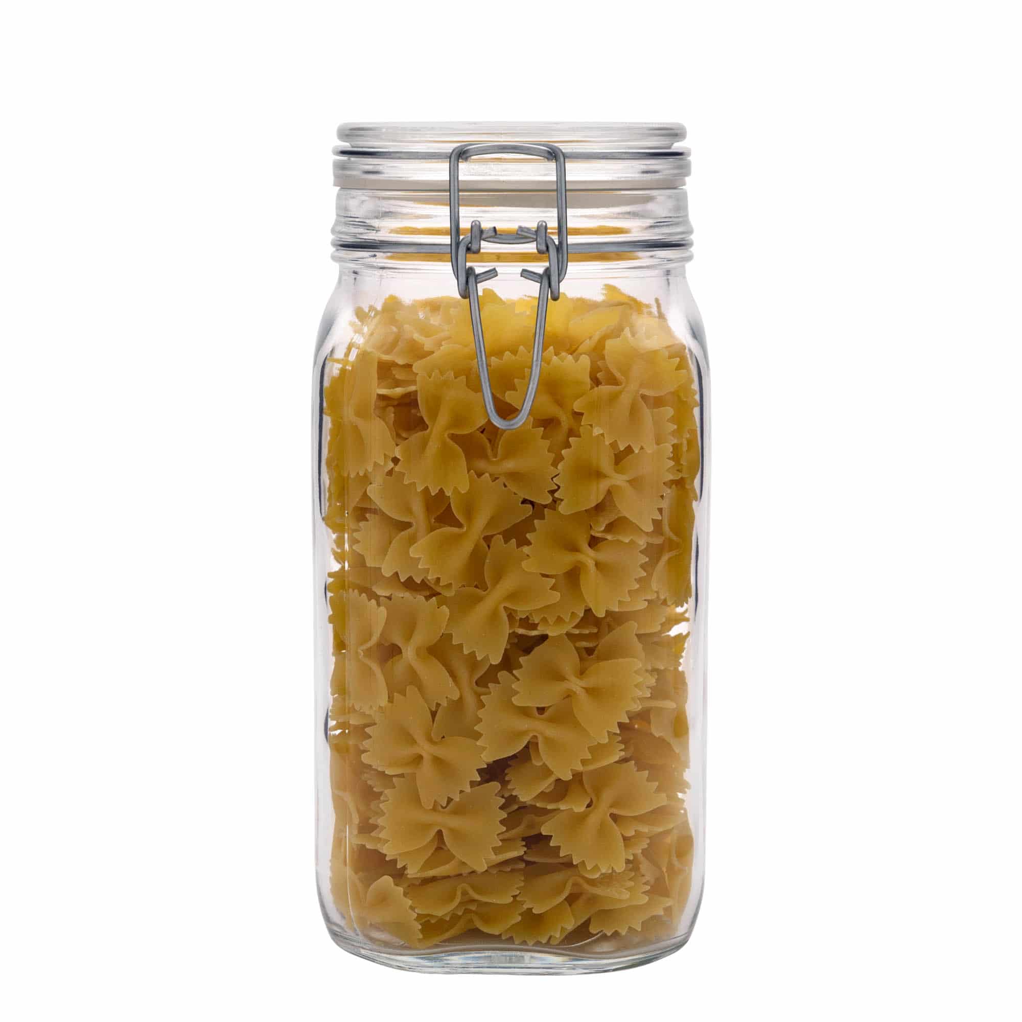 1.500 ml drótzáras üveg 'Fido', négyzet alakú, nyílás: drótzáras záróelem