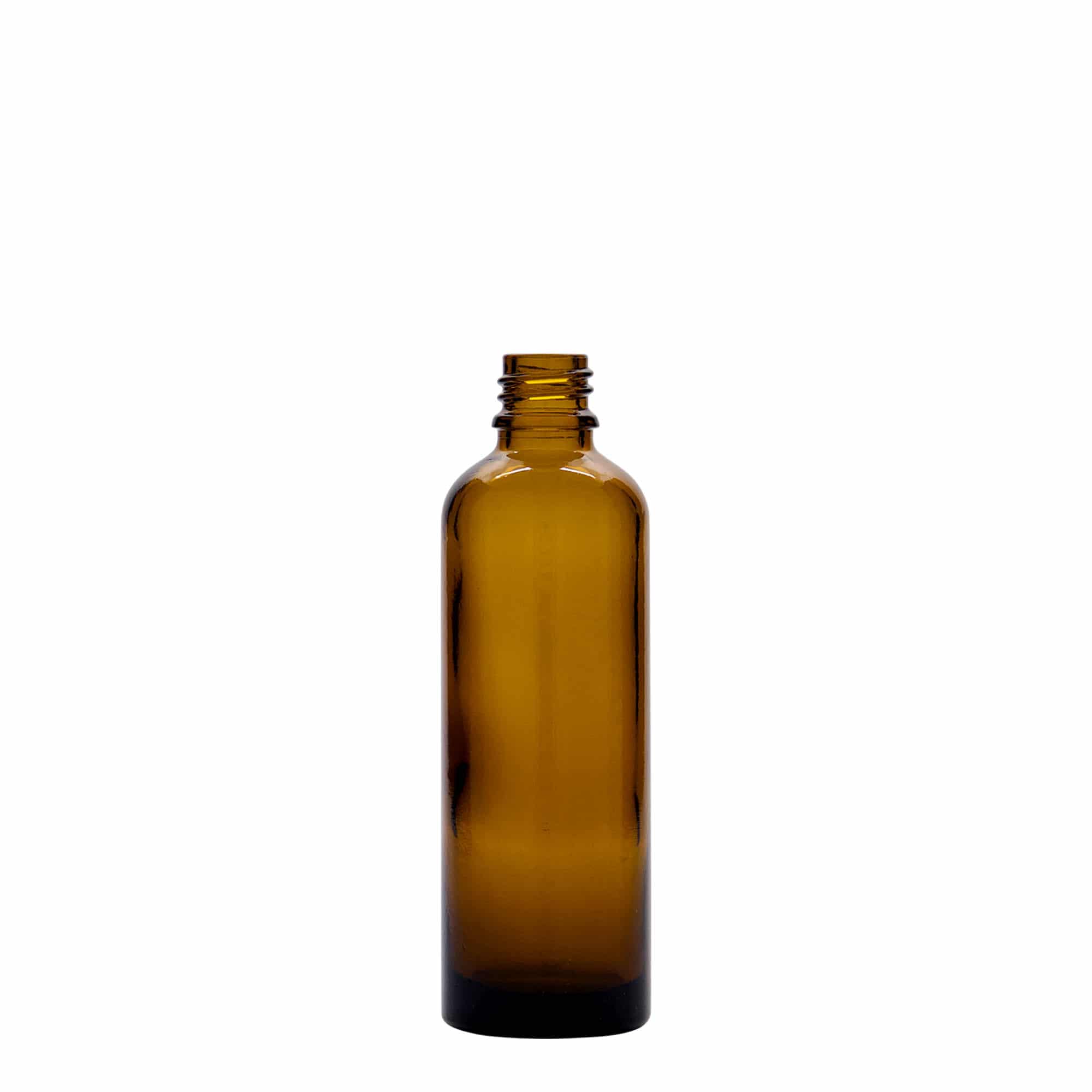 75 ml orvosi üveg, barna, nyílás: DIN 18