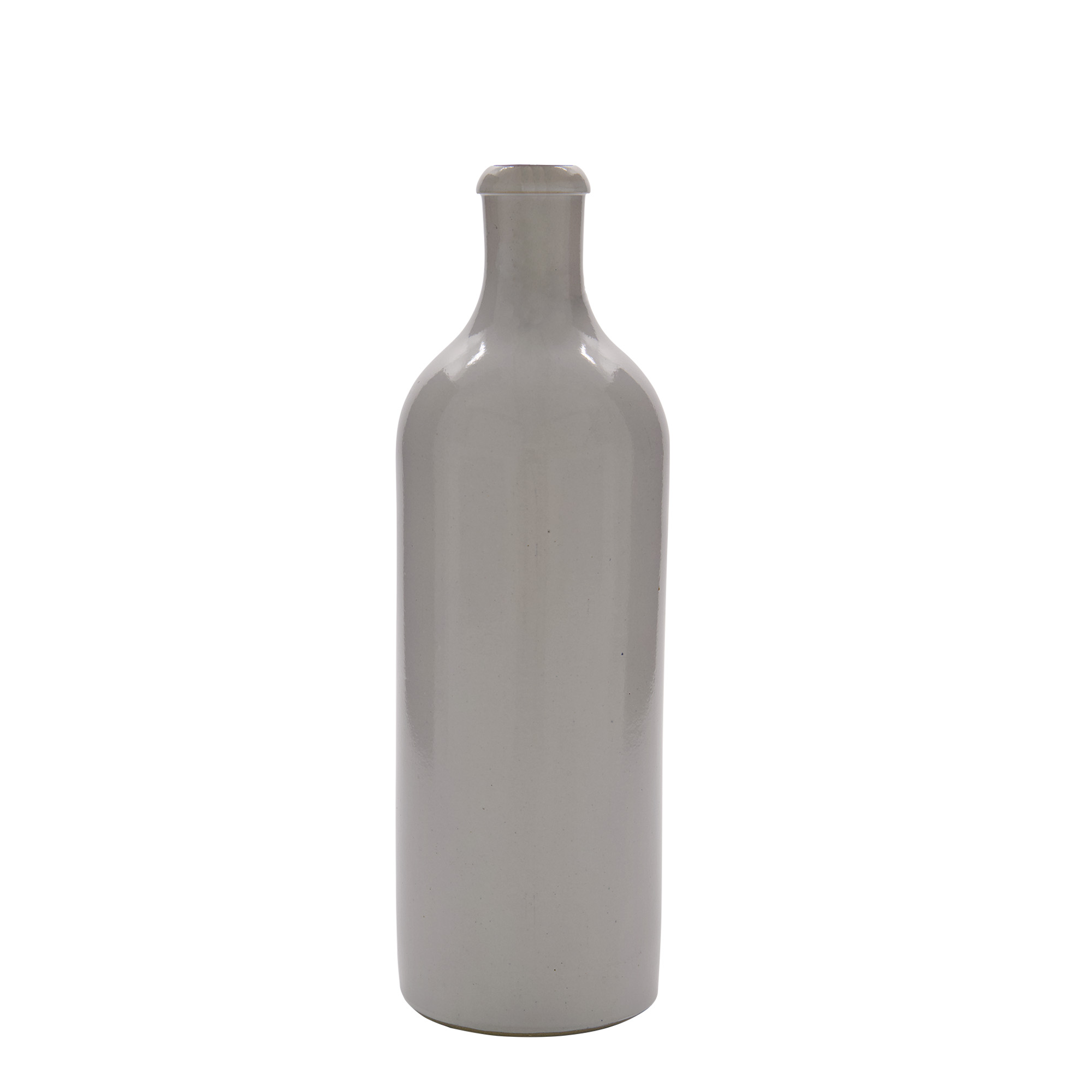 750 ml agyagedény, kőedény, fehér, nyílás: patentzár