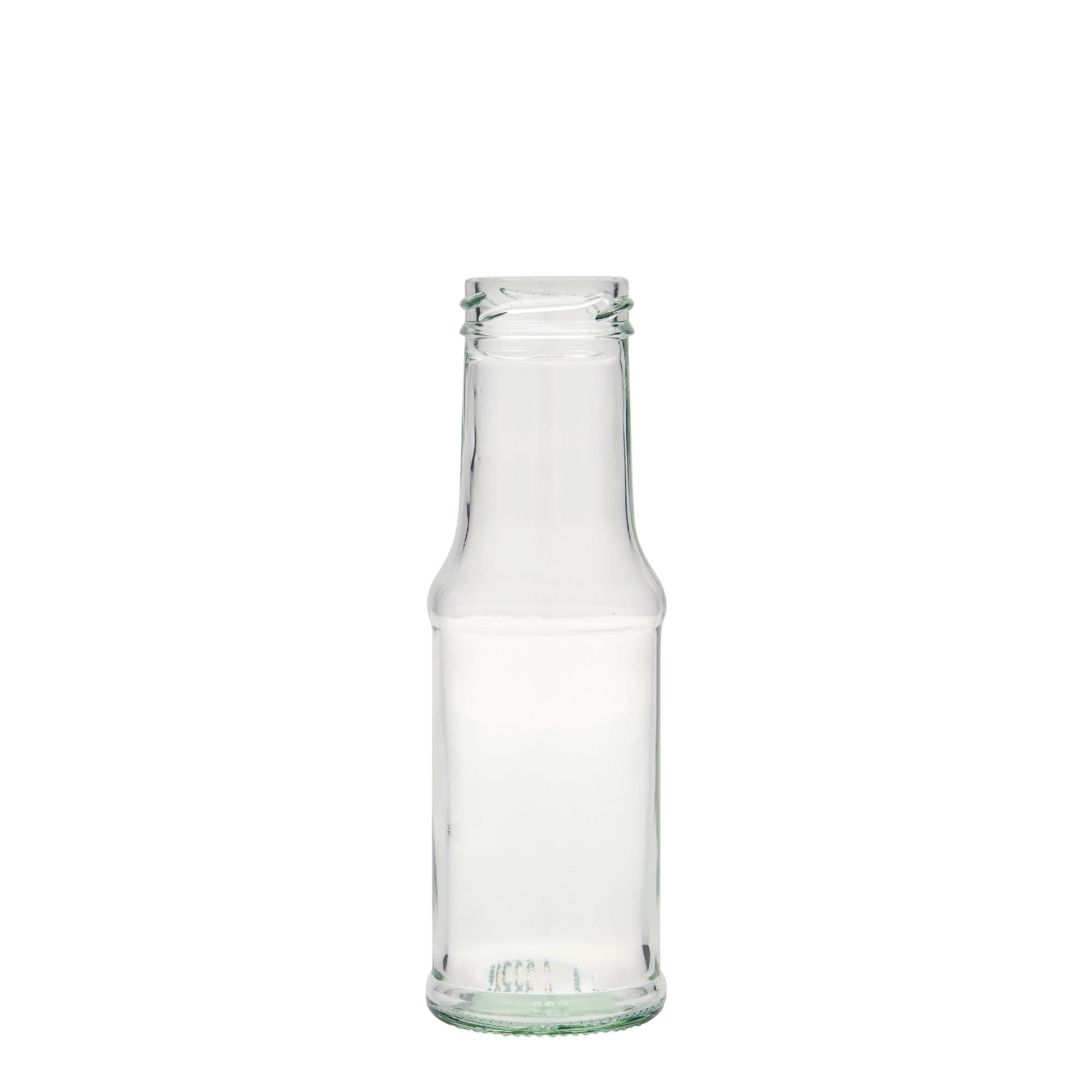 200 ml szószosüveg, üveg, nyílás: csavaros zárófedél (TO 43)