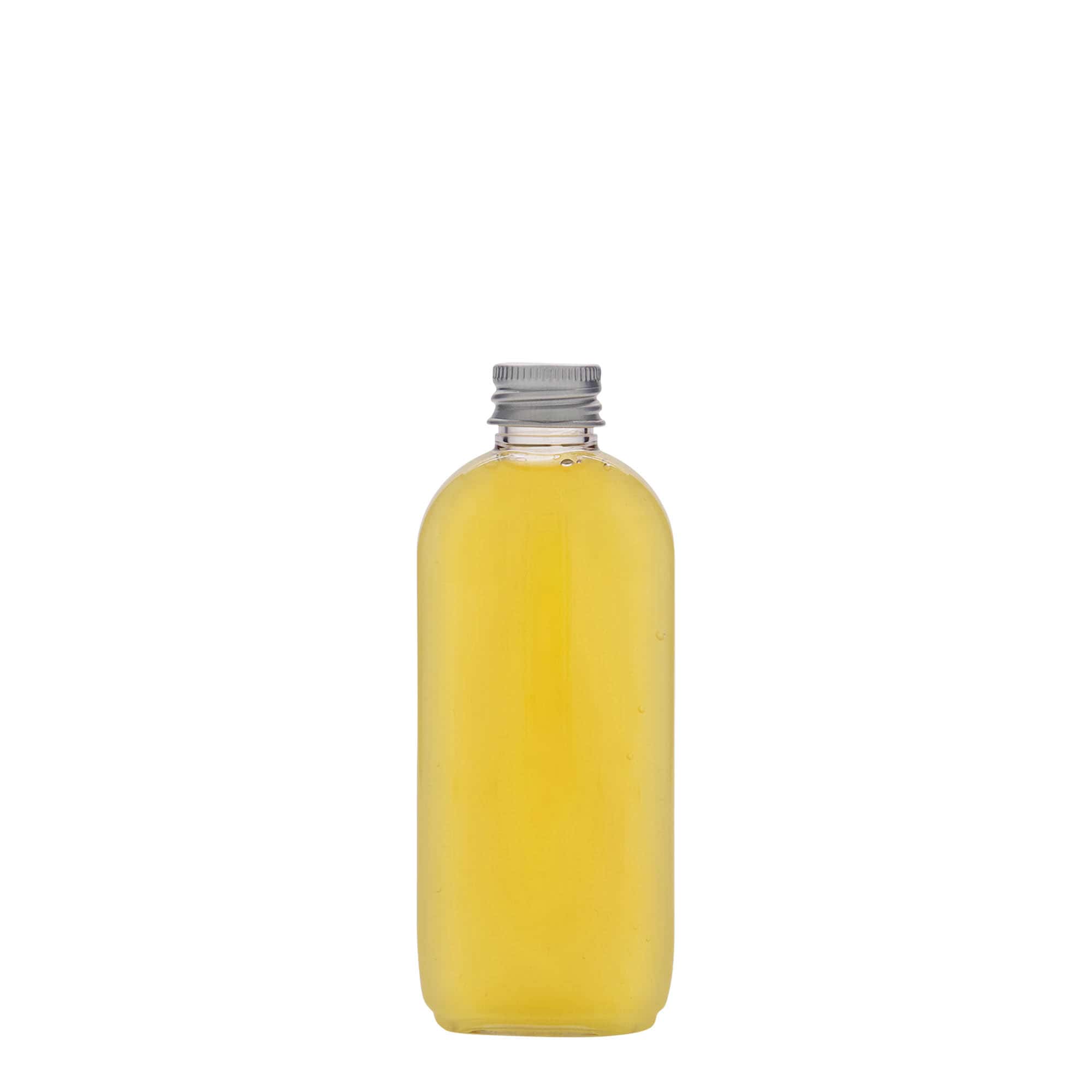 100 ml PET-palack 'Iris', ovális, műanyag, nyakméret: 20/410
