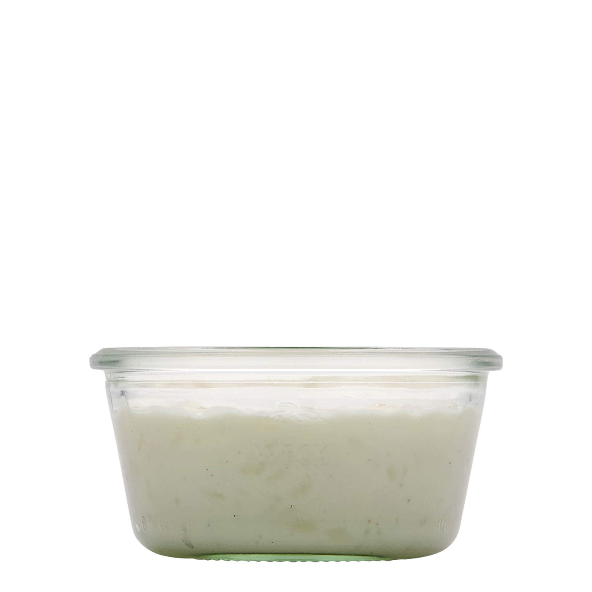 290 ml WECK-üveg, perem: kerek szélű