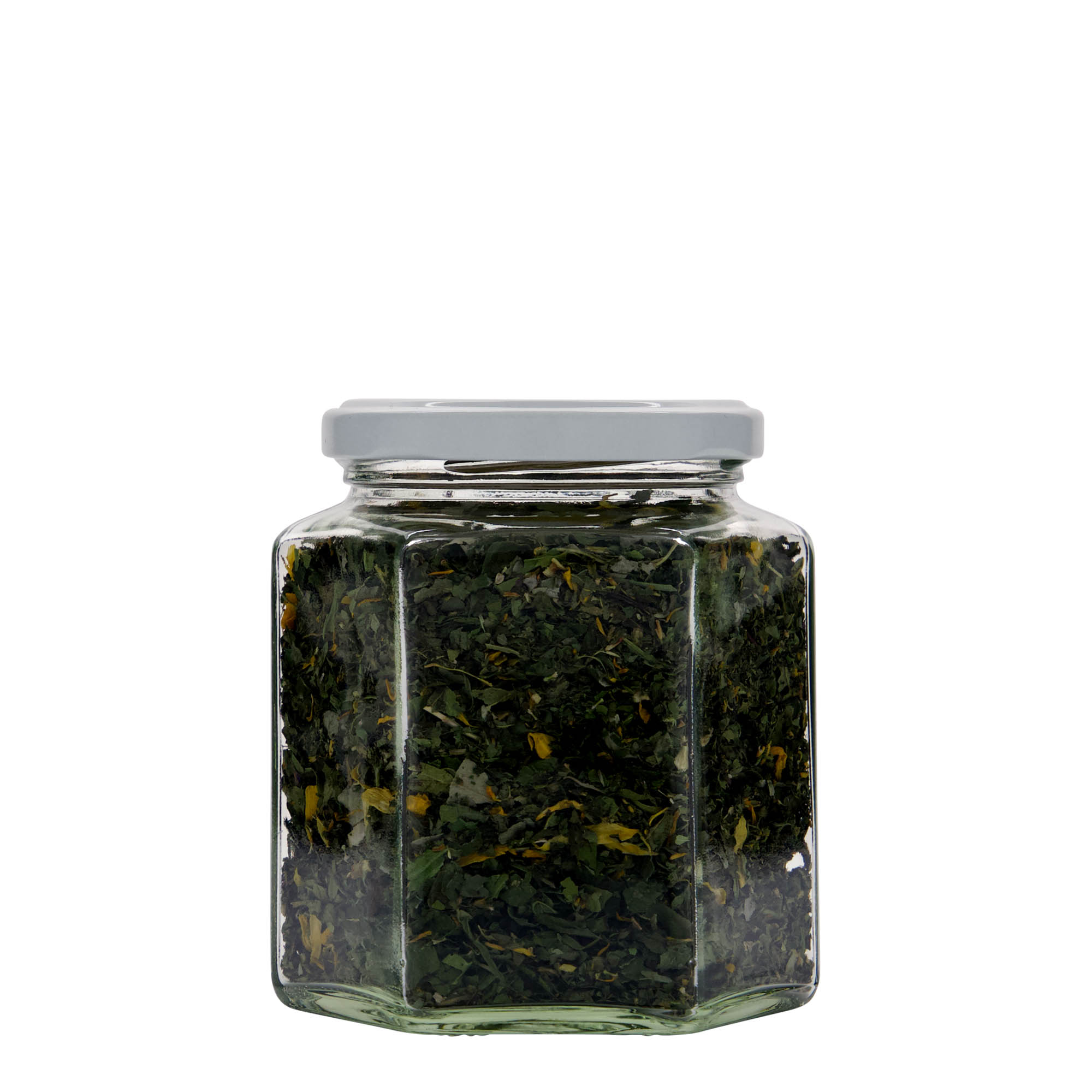 390 ml hatszögletű üveg, nyílás: Twist-Off (TO 70)