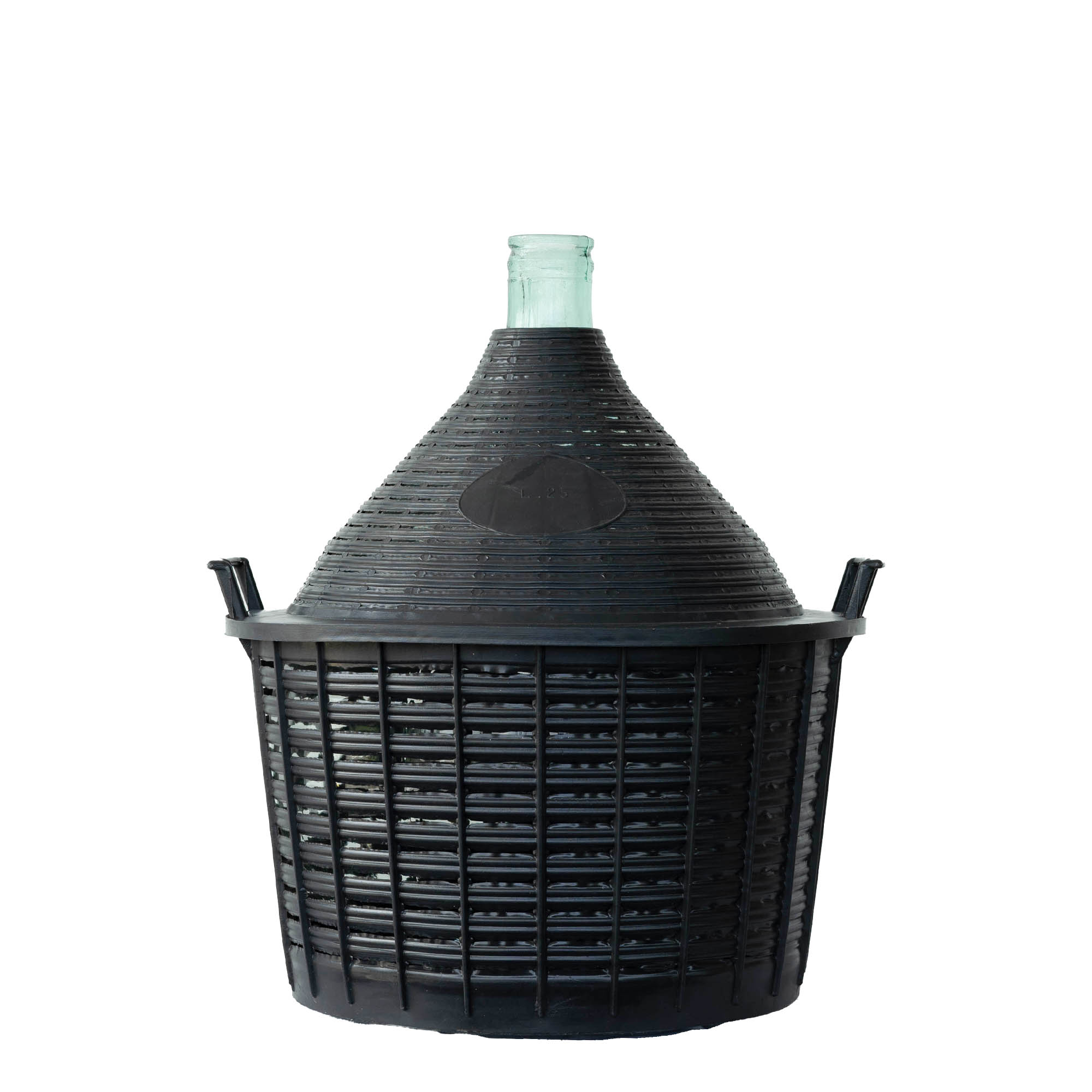 25 l ballonpalack keskeny nyakkal, üveg, nyílás: ráhúzható fedél 25 l ballonpalack keskeny nyakkal, üveg, nyílás: ráhúzható fedél