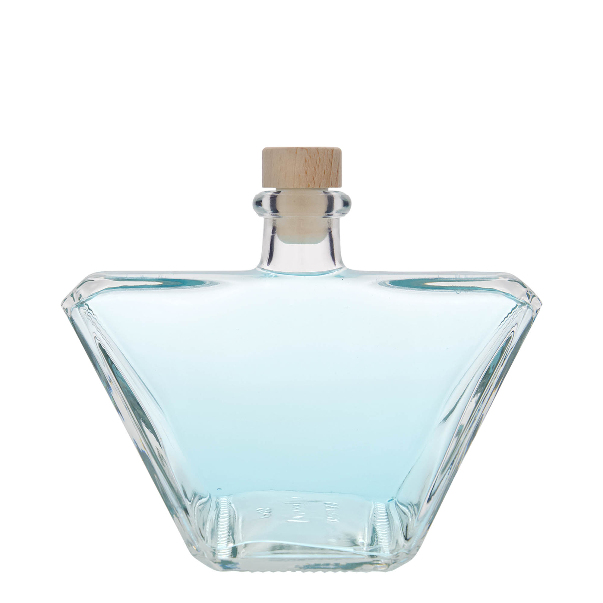 500 ml üveges palack 'Charly', téglalap alakú, nyílás: parafa 500 ml üveges palack 'Charly', téglalap alakú, nyílás: parafa