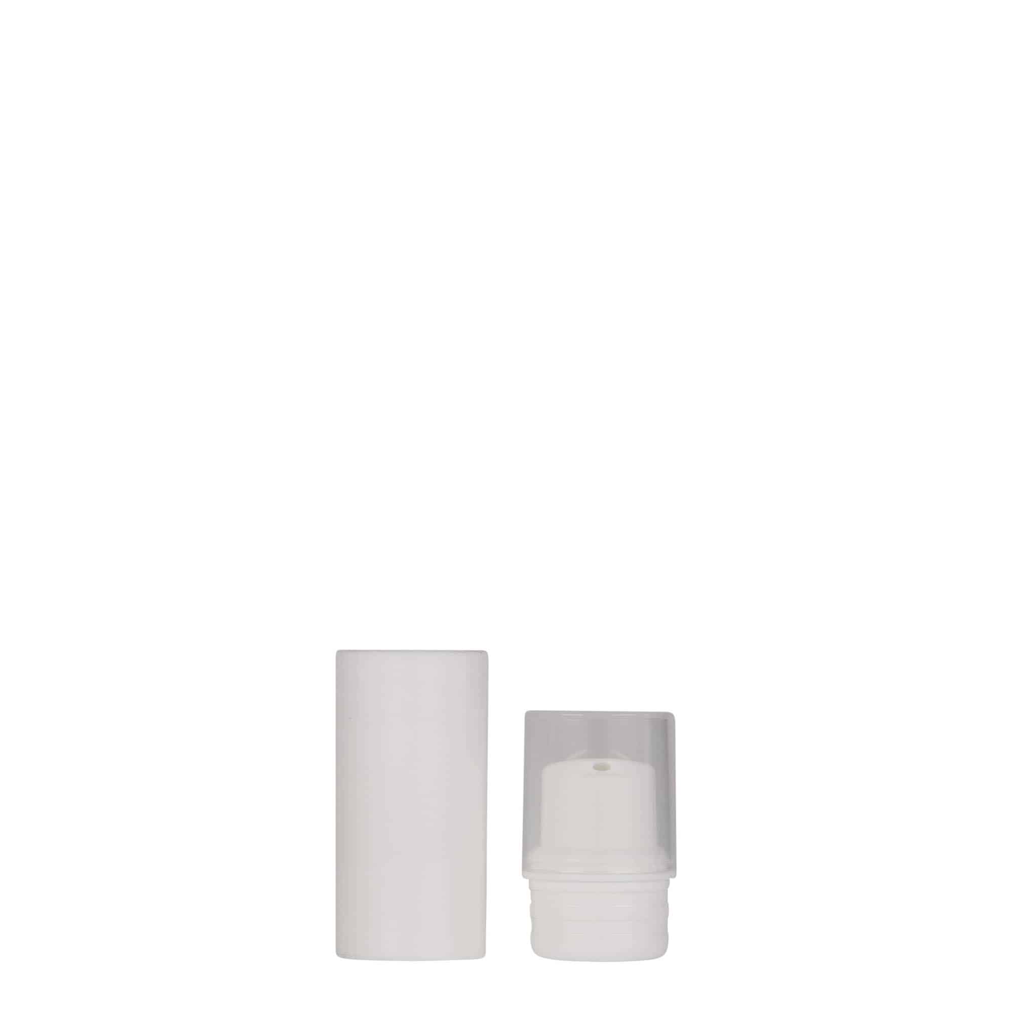 5 ml airless adagoló 'Nano', PP-műanyag, fehér 5 ml airless adagoló 'Nano', PP-műanyag, fehér