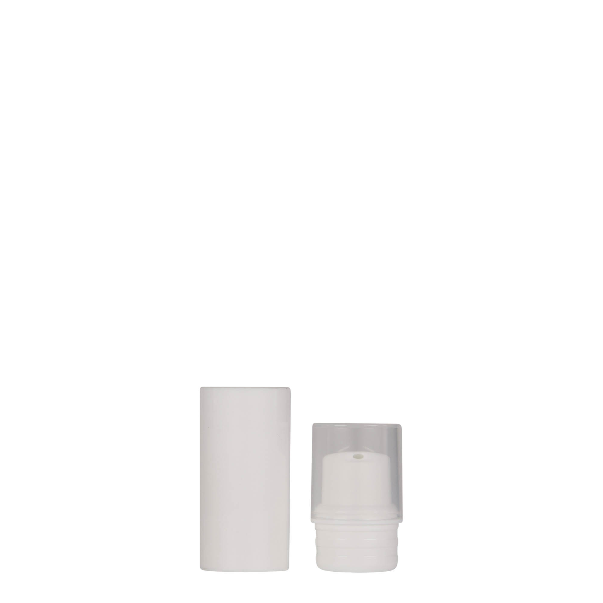 5 ml airless adagoló 'Nano', PP-műanyag, fehér 5 ml airless adagoló 'Nano', PP-műanyag, fehér