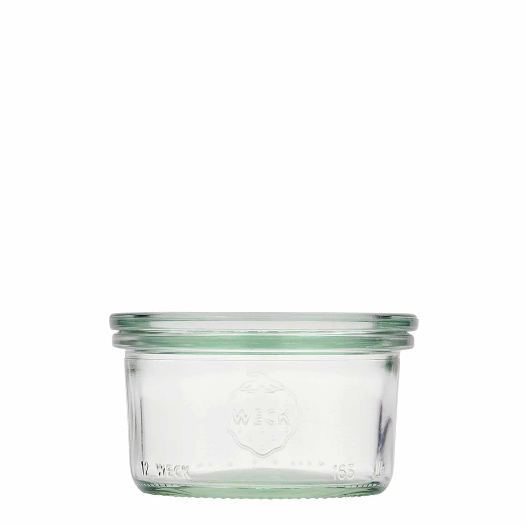 165 ml-es WECK befőttesüveg, szájnyílás: Kerek perem 165 ml-es WECK befőttesüveg, szájnyílás: Kerek perem