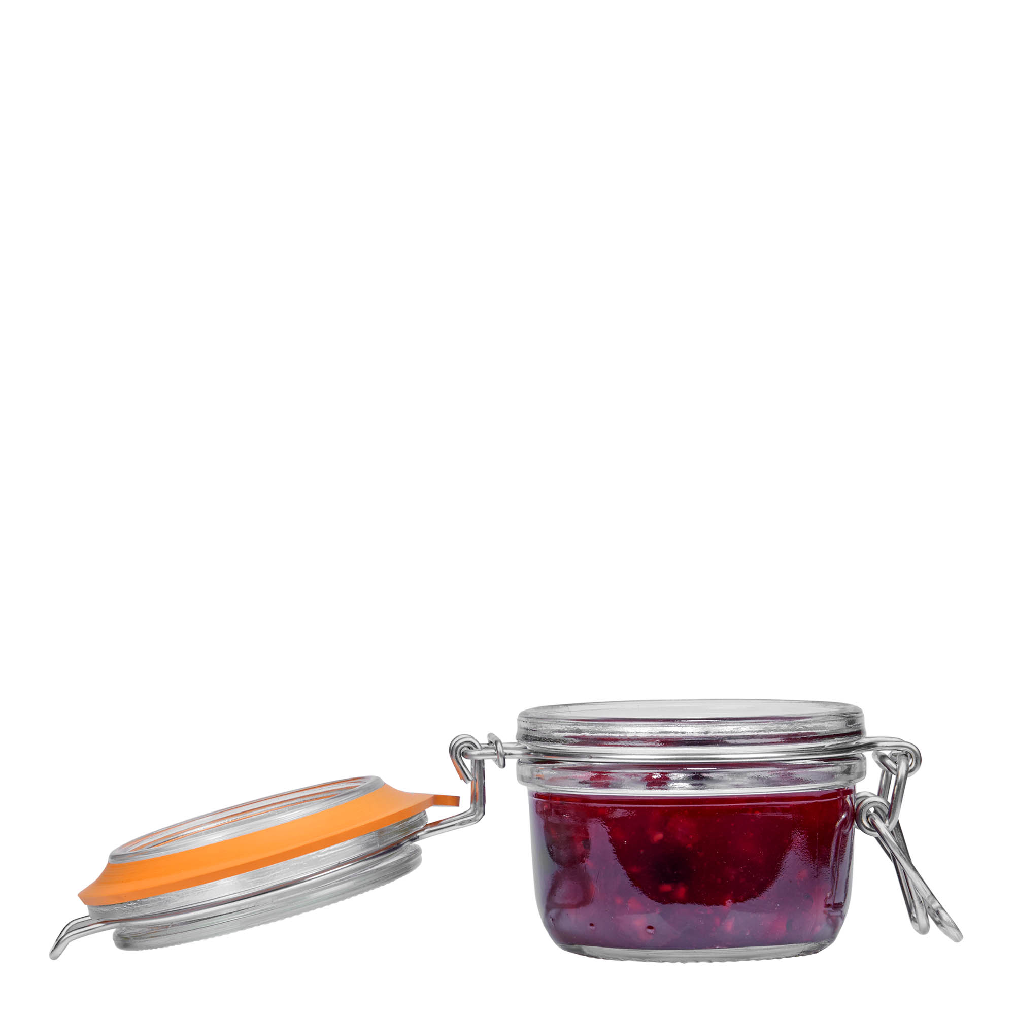 125 ml drótkapcsos üveg 'Le Parfait Super Terrine', nyílás: drótkapcsos zár 125 ml drótkapcsos üveg 'Le Parfait Super Terrine', nyílás: drótkapcsos zár